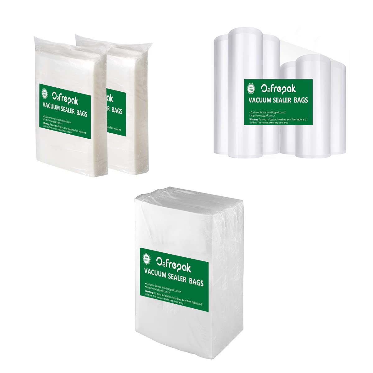 Premium BPA-Free Heavy Duty Vacuum Sealer Bags for Food Storage - Extra Thick Sous Vide Vacuum Seal Bags for Meat, Fish, Vegetables & Meal Prep - Ideal for Freezing, Sous Vide Cooking & Long-Term Food Preservation