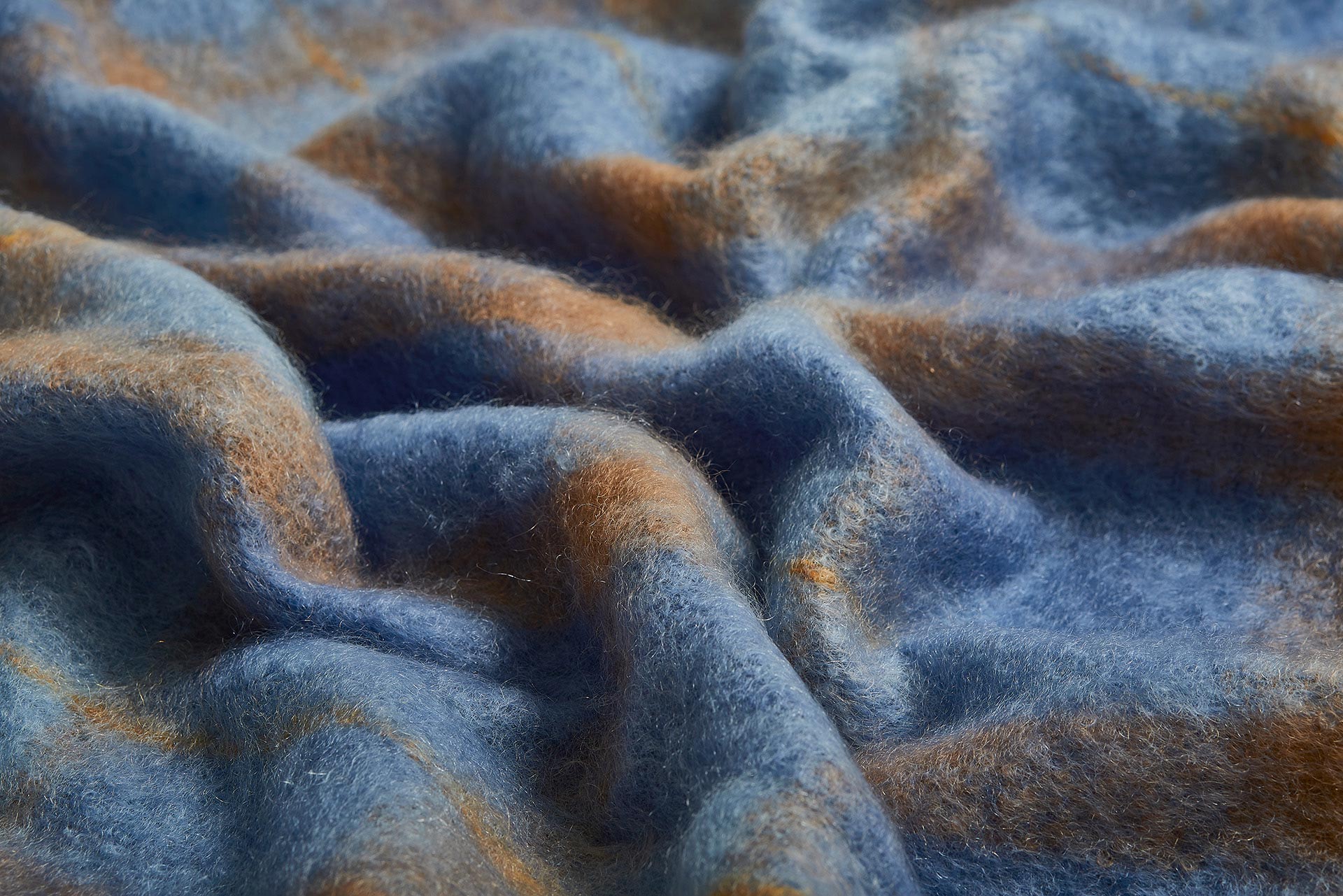 Premium Bluebird Drumin Mohair Throw Blanket - Ultra Soft & Cozy Luxury Blanket for Bed, Couch, and Sofa - Perfect for Home Decor, Gifts, and Winter Warmth