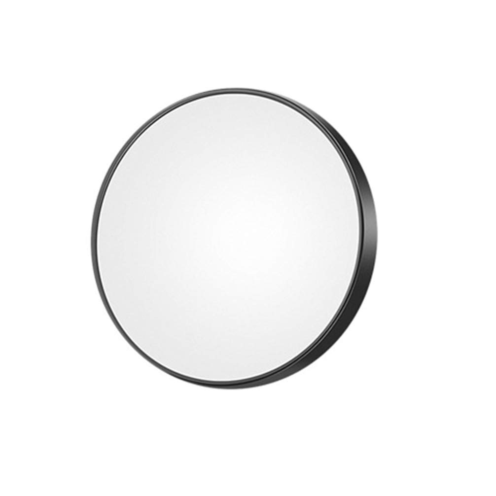 OSALADI 3.5 Inch Round 10X Magnifying Mirror - Black Cosmetic Mirror with 2 Suction Cups for Easy Installation | Perfect for Makeup, Skincare & Grooming | Vanity Mirror for Women, Bathroom, Bedroom & Travel