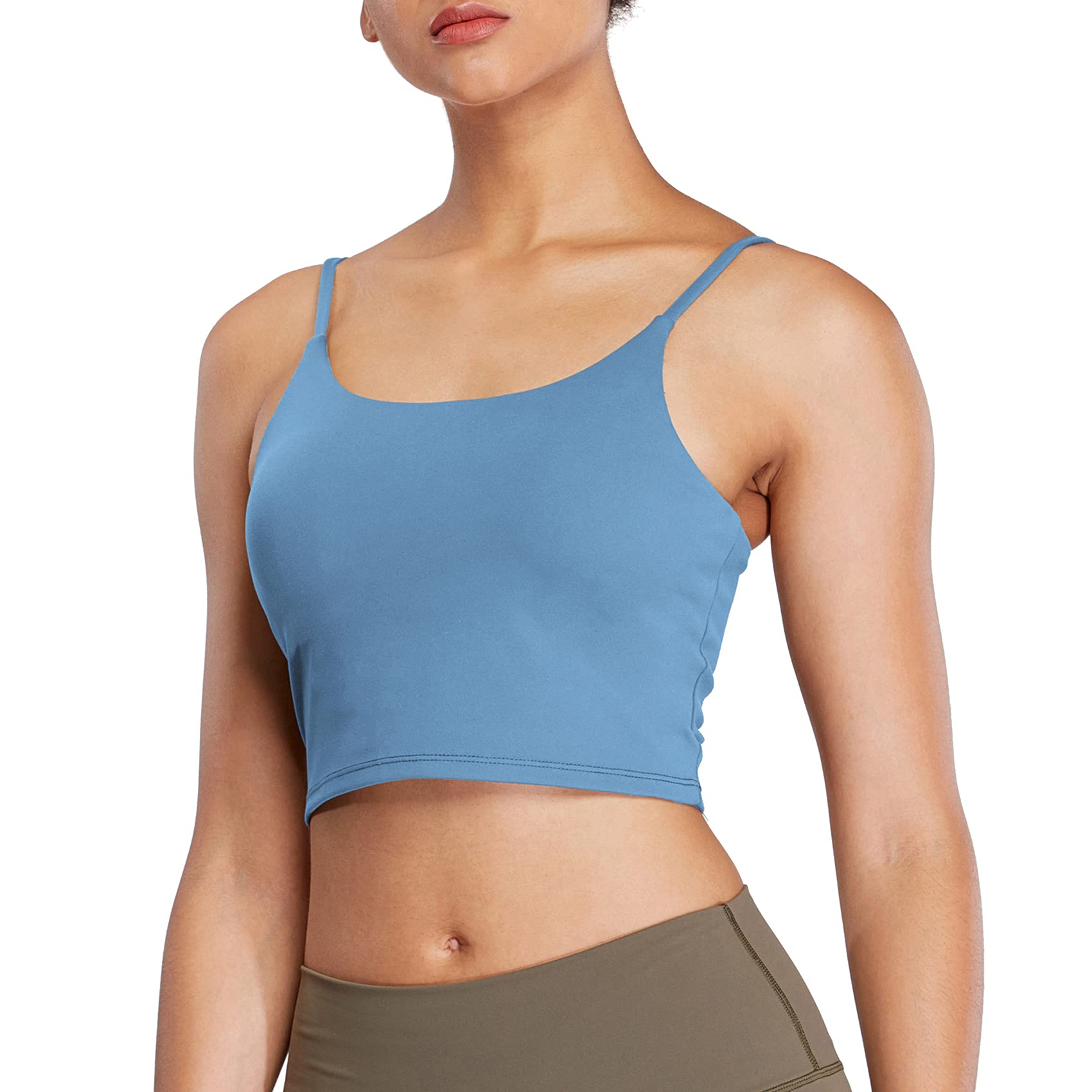 Women's Durio Longline Sports Bras - Supportive Yoga & Gym Tops for Running Workouts