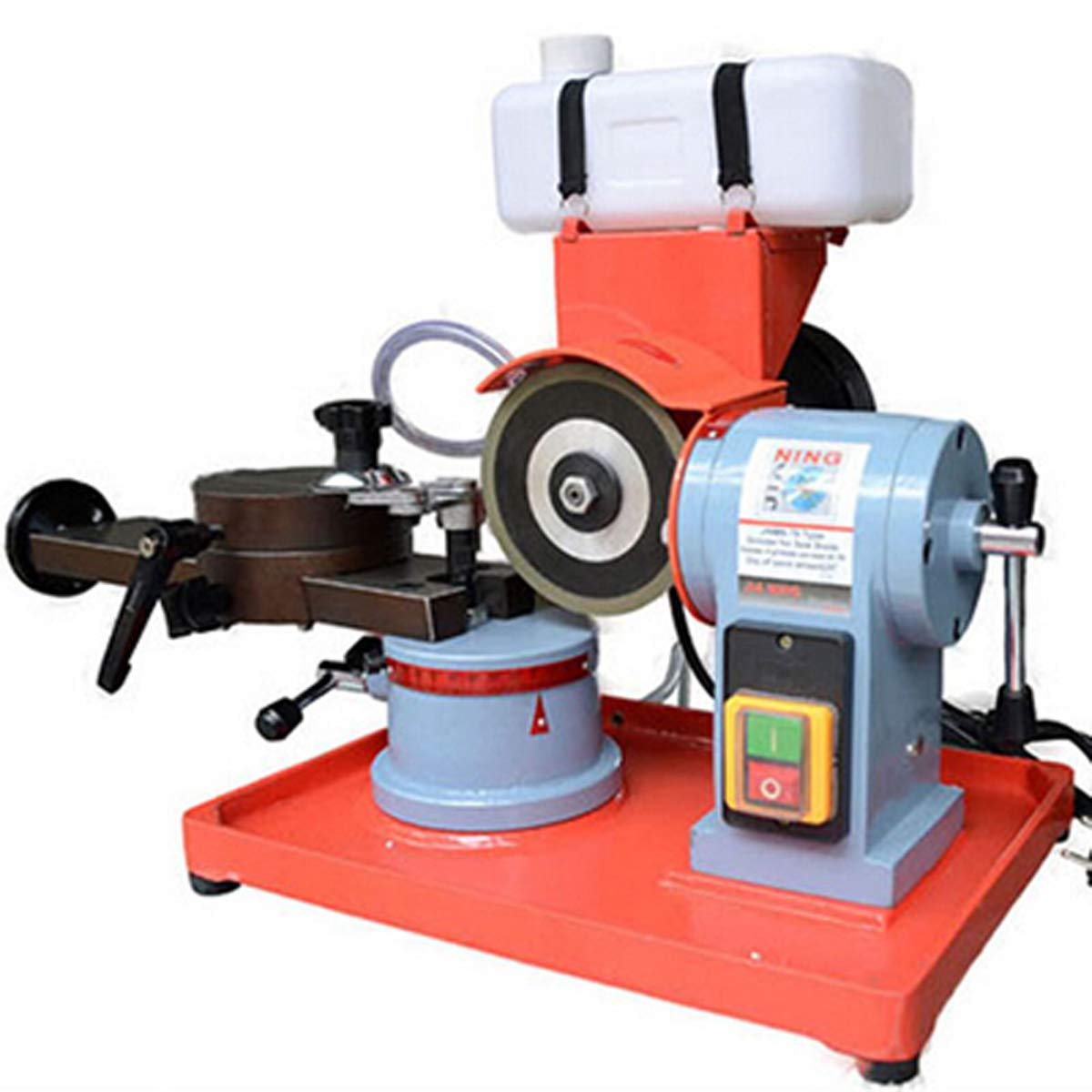 INTBUYING Electric Circular Saw Blade Sharpener - Bench Grinder with Water Injection System for Precise Sharpening | Perfect for Woodworking, Metalworking & DIY Projects