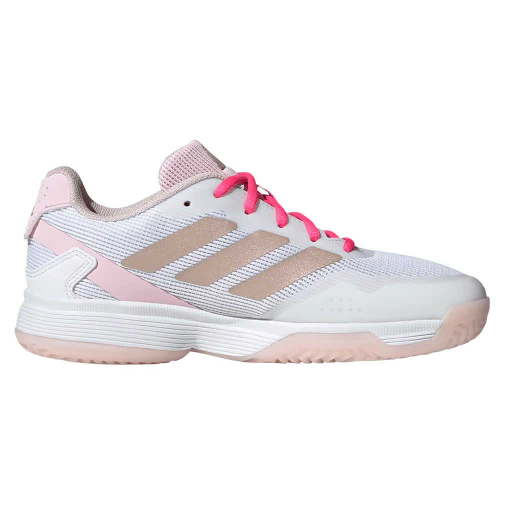 Junior's Ubersonic Tennis Shoes for Women - Off White & Powder Plum | Lightweight Court Sneakers for Tennis, Running & Casual Wear