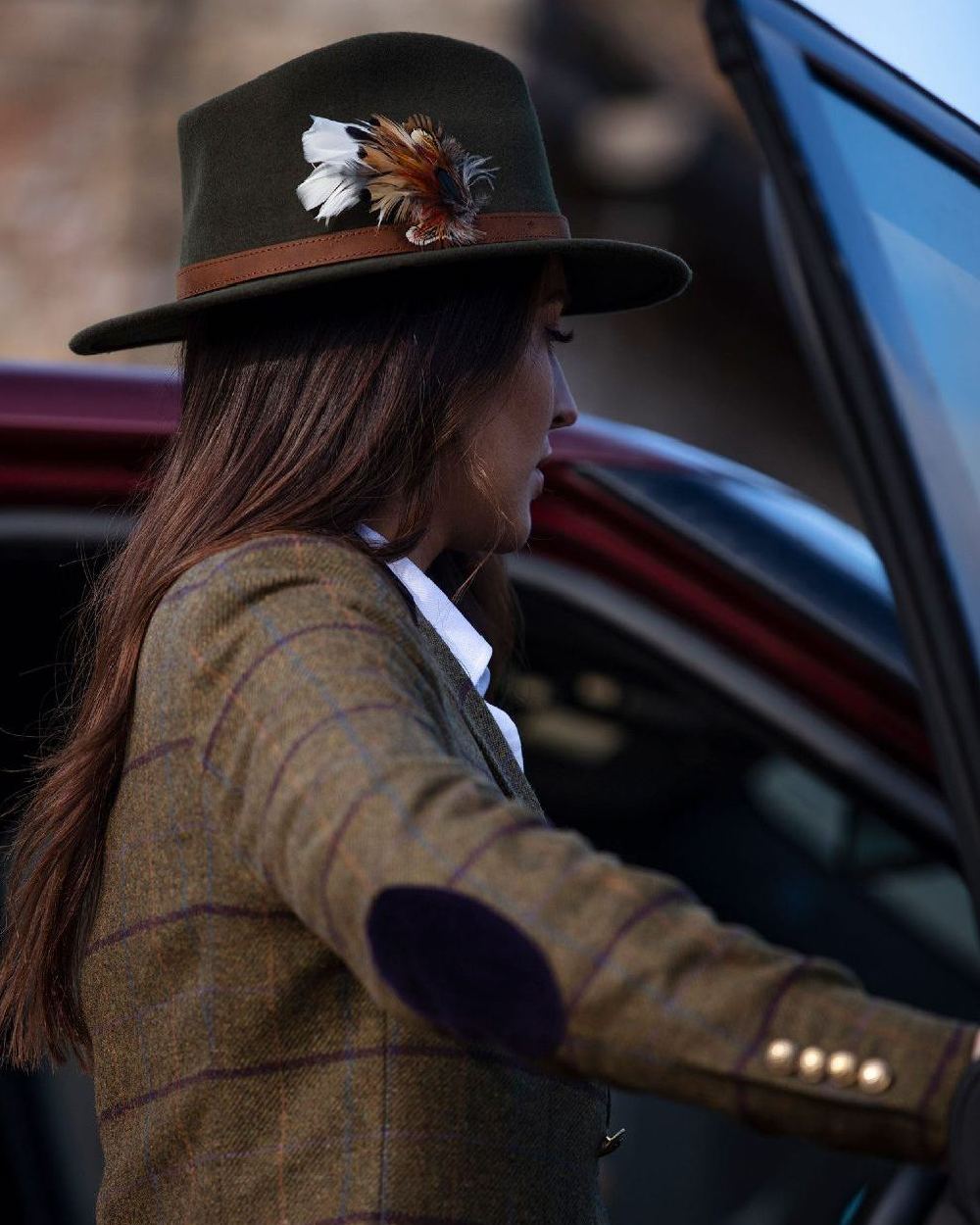 Alan Paine Ladies Richmond Felt Hat - Classic Wool Fedora for Women | Perfect for Outdoor Events, Weddings & Fashion Accessories