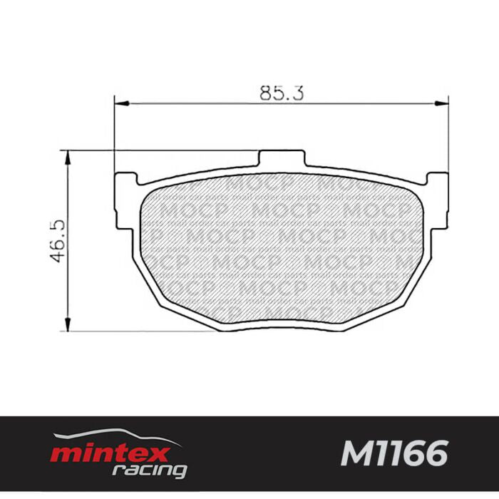 Mintex MDB1450 M1166 Brake Pads - Compatible with Nissan Primera P10 Rear - High-Performance Braking for Smooth & Safe Stops - Perfect for City Driving & Highway Commutes
