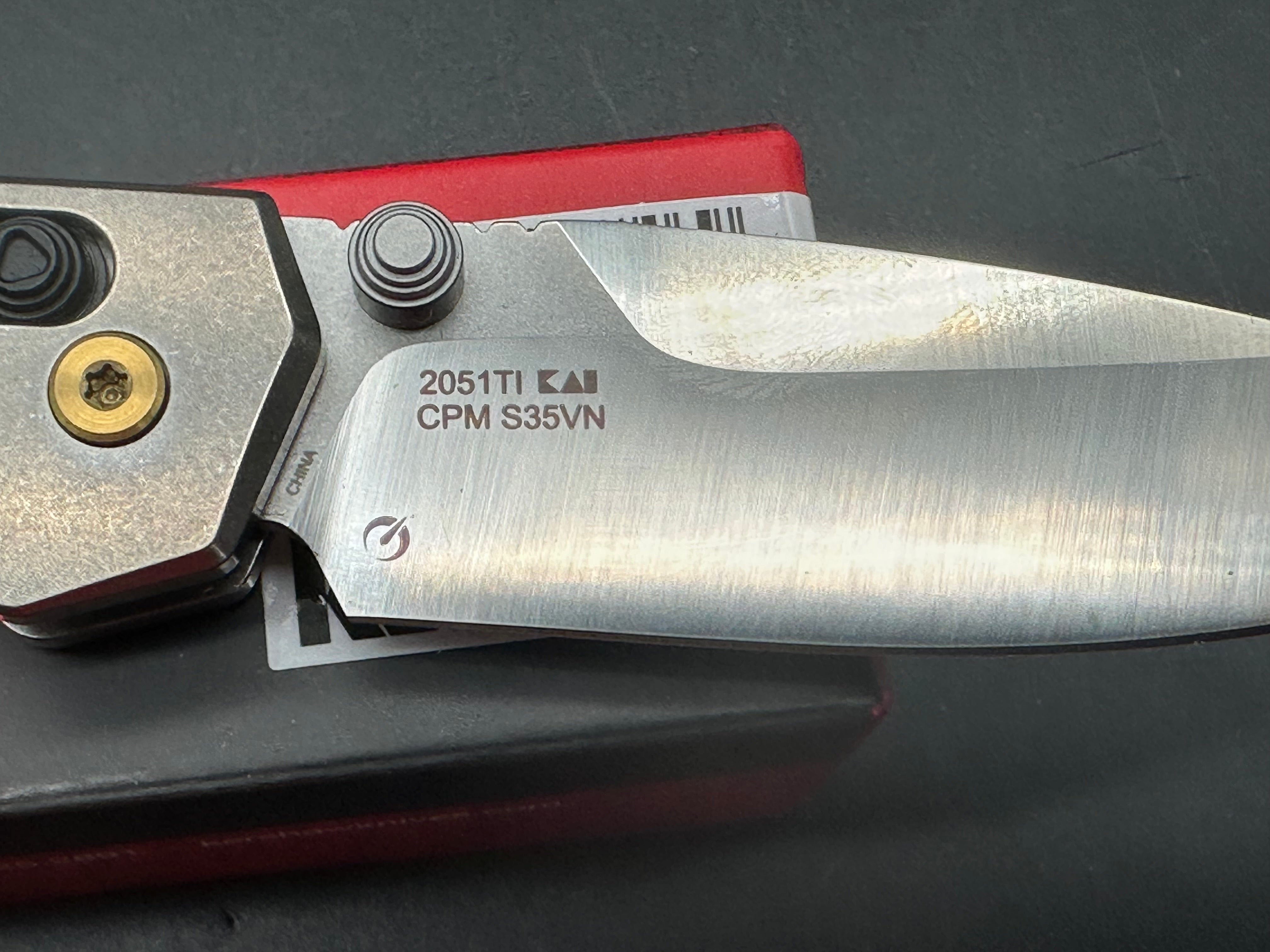 Kershaw MINI IRIDIUM Titanium Pocket Knife - Compact EDC Folding Knife for Outdoor, Camping & Everyday Carry