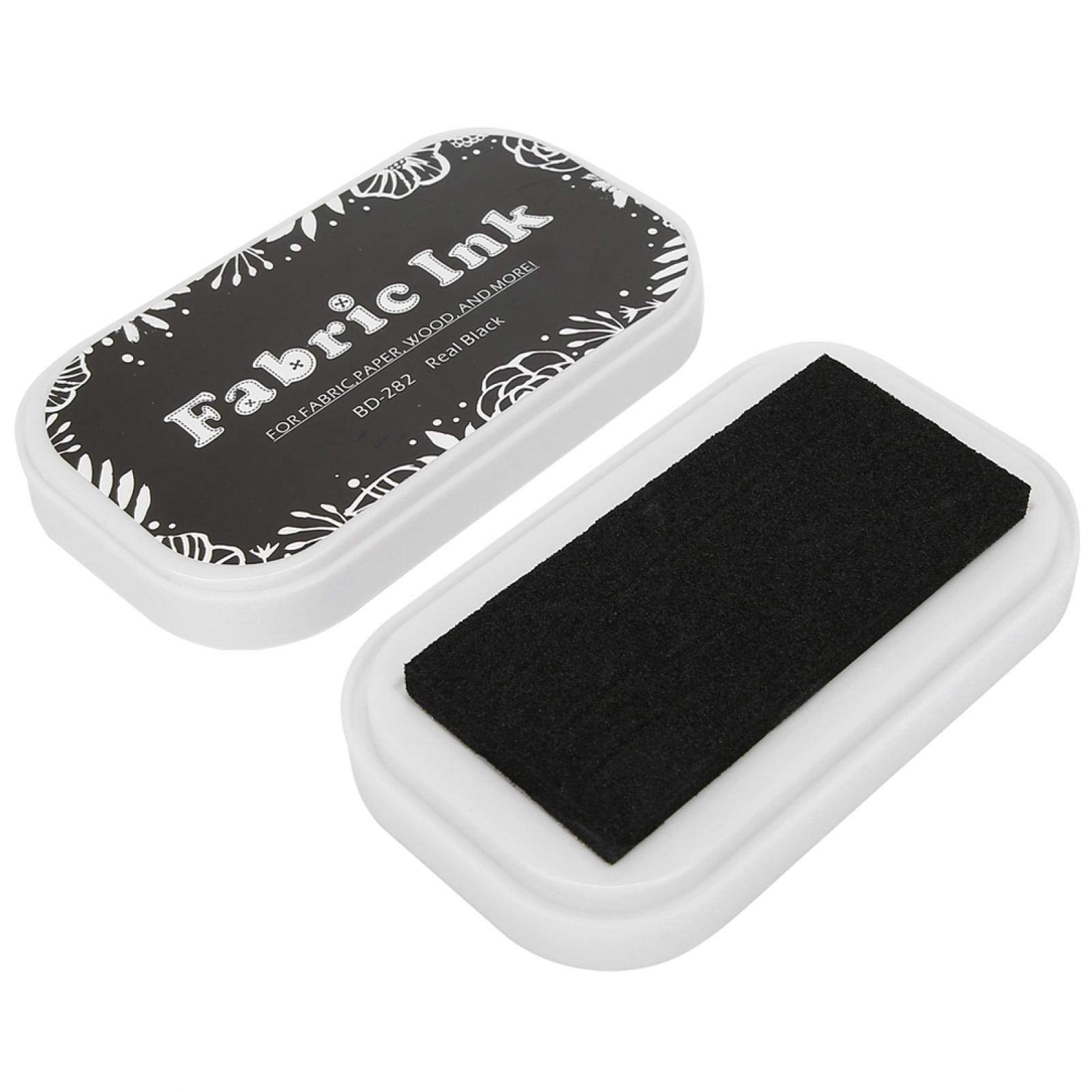 Premium Black Stamp Ink Pads for Rubber Stamps - Ideal for Card Making, Scrapbooking, Wood, Fabric & Paper Crafts - Perfect for DIY Projects, Gift Wrapping & Stationery Design