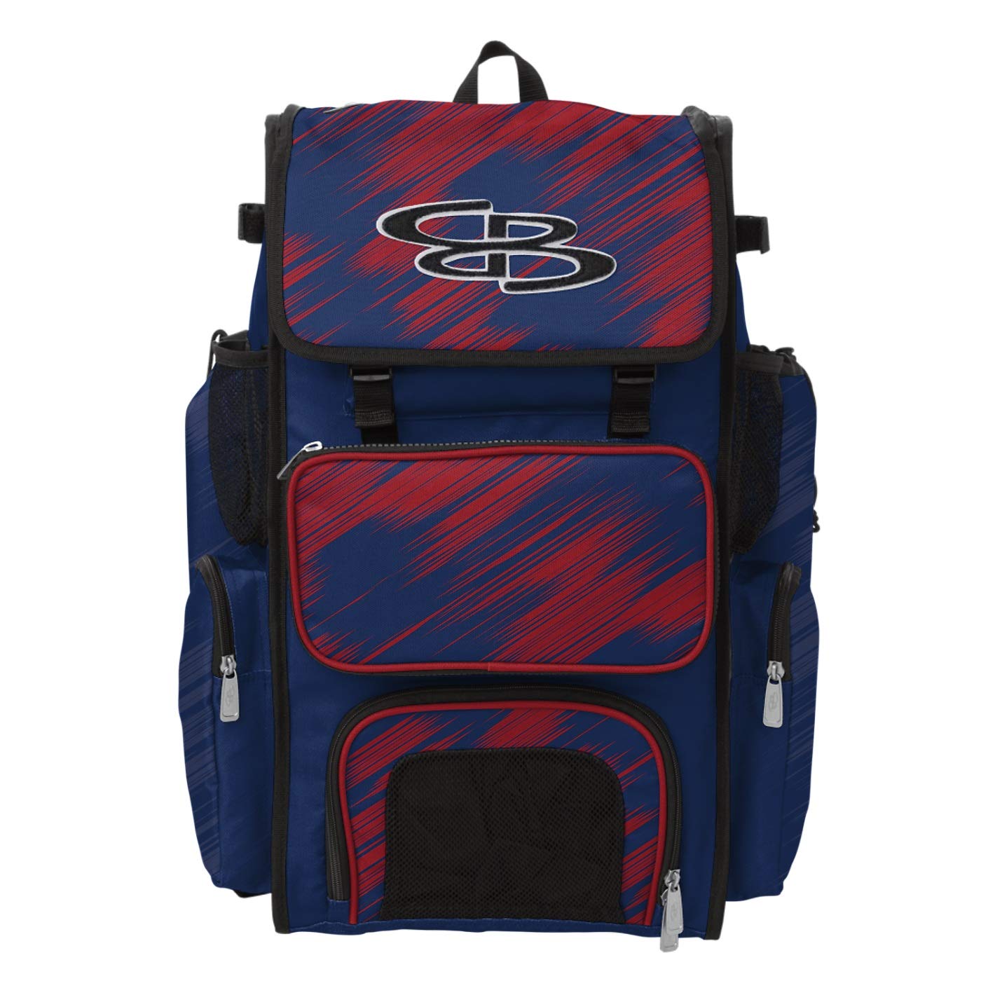 Boombah Superpack Bat Backpack - Holds 2 Baseball/Softball Bats - Scratch Resistant Ink Series - Multiple Colors - Durable Sports Equipment for Games & Practice