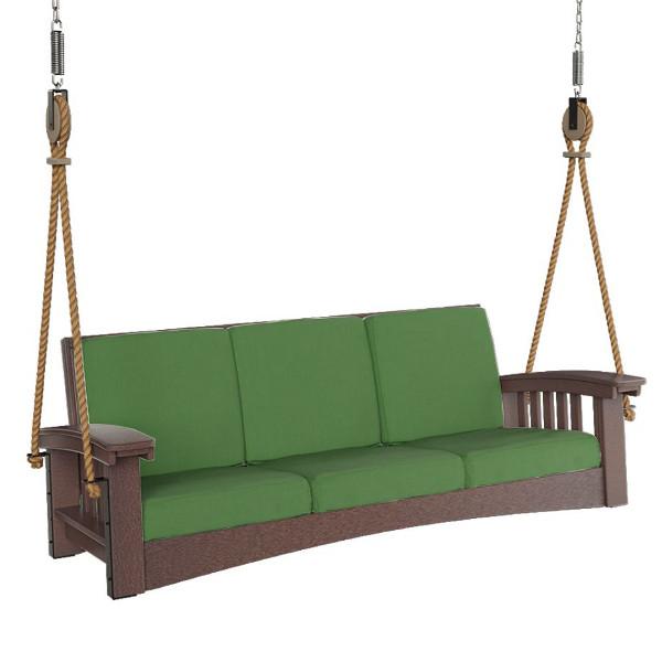 Mission Sofa Rope Swing - Indoor/Outdoor Hanging Chair for Relaxation - Perfect for Backyard, Patio, or Living Room