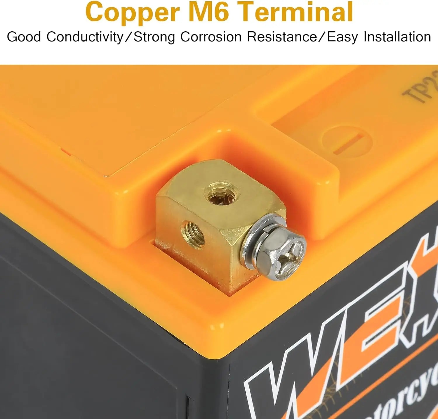 WEIZE 12V 4AH 400CCA LiFePO4 Lithium Motorcycle Battery - Lightweight & Long-Lasting Power for Harley, Honda, Yamaha & More - Perfect for Cruisers, Sport Bikes & Off-Road Adventures