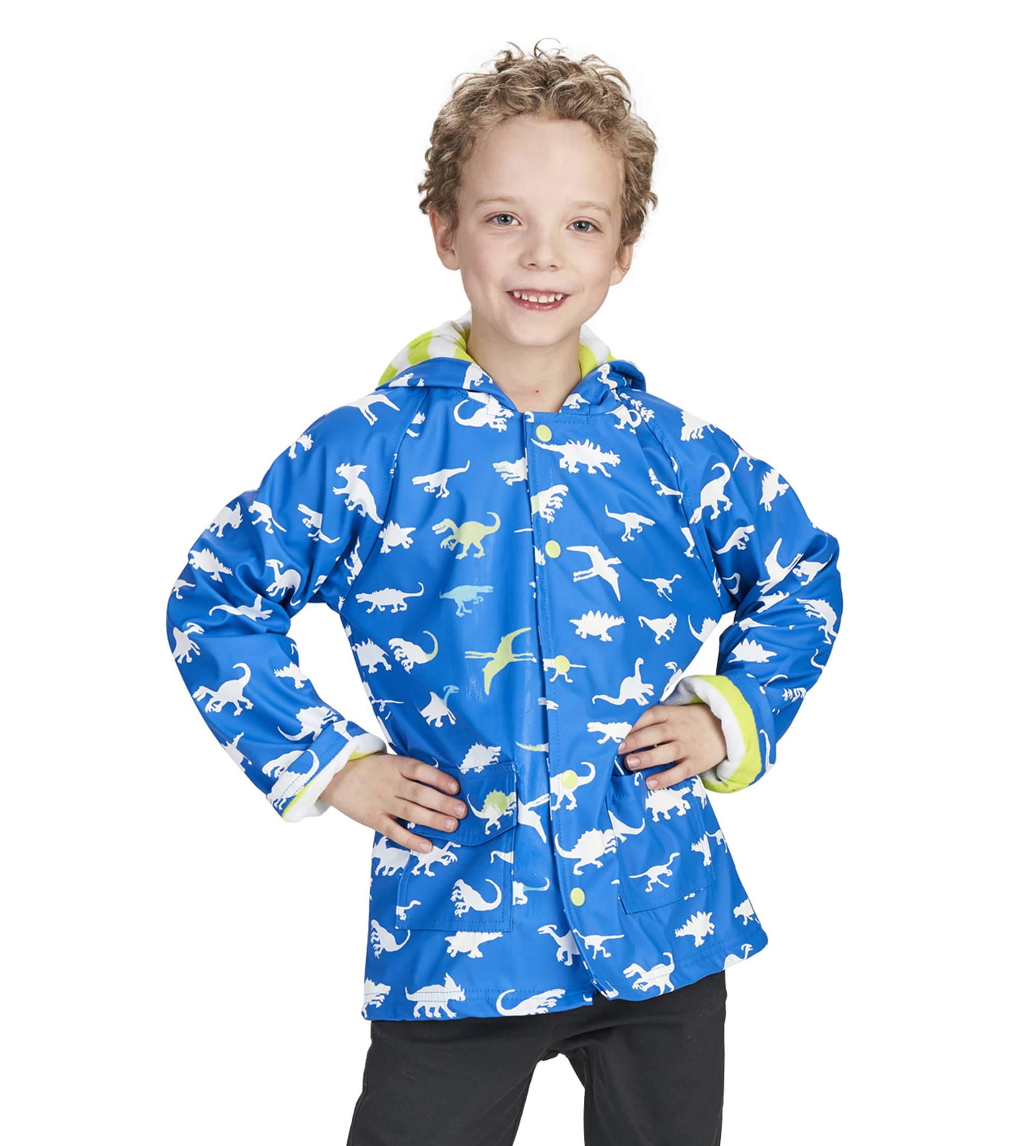 Hatley Boys' Printed Raincoats - Waterproof Rain Jackets for Kids, Lightweight & Durable Outdoor Rainwear - Perfect for School, Playground & Rainy Day Adventures