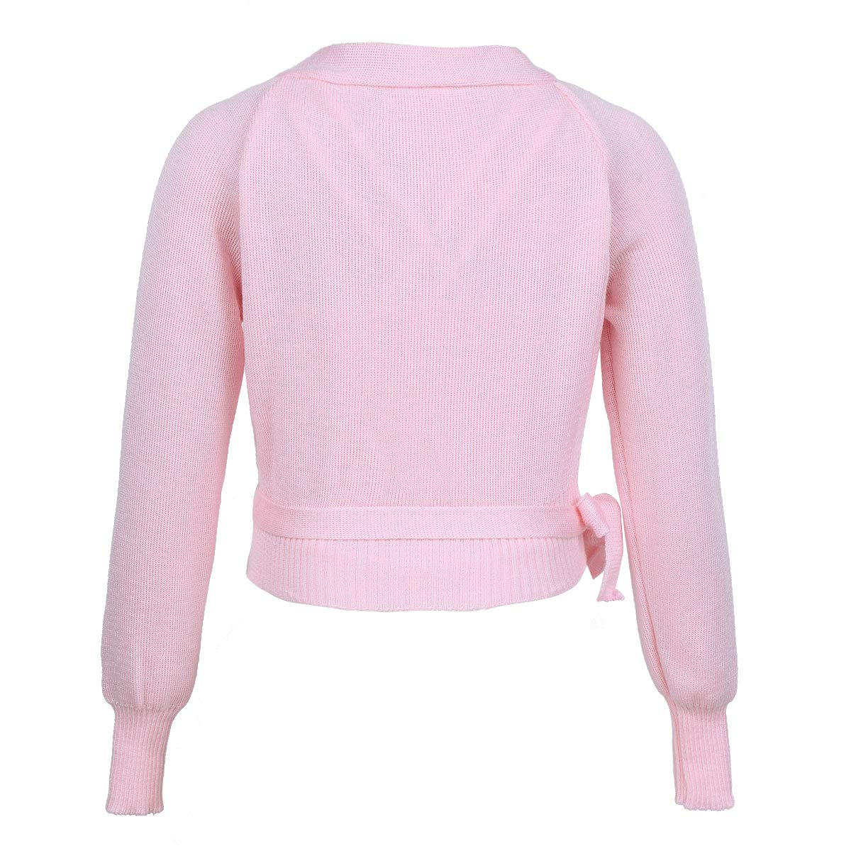 Girls Ballet Dance Cardigan - Soft Knit Wrap Long Sleeve Sweater for Gymnastics & Dance Practice | Perfect for Ballet Class, Rehearsals & Cool Weather Layering