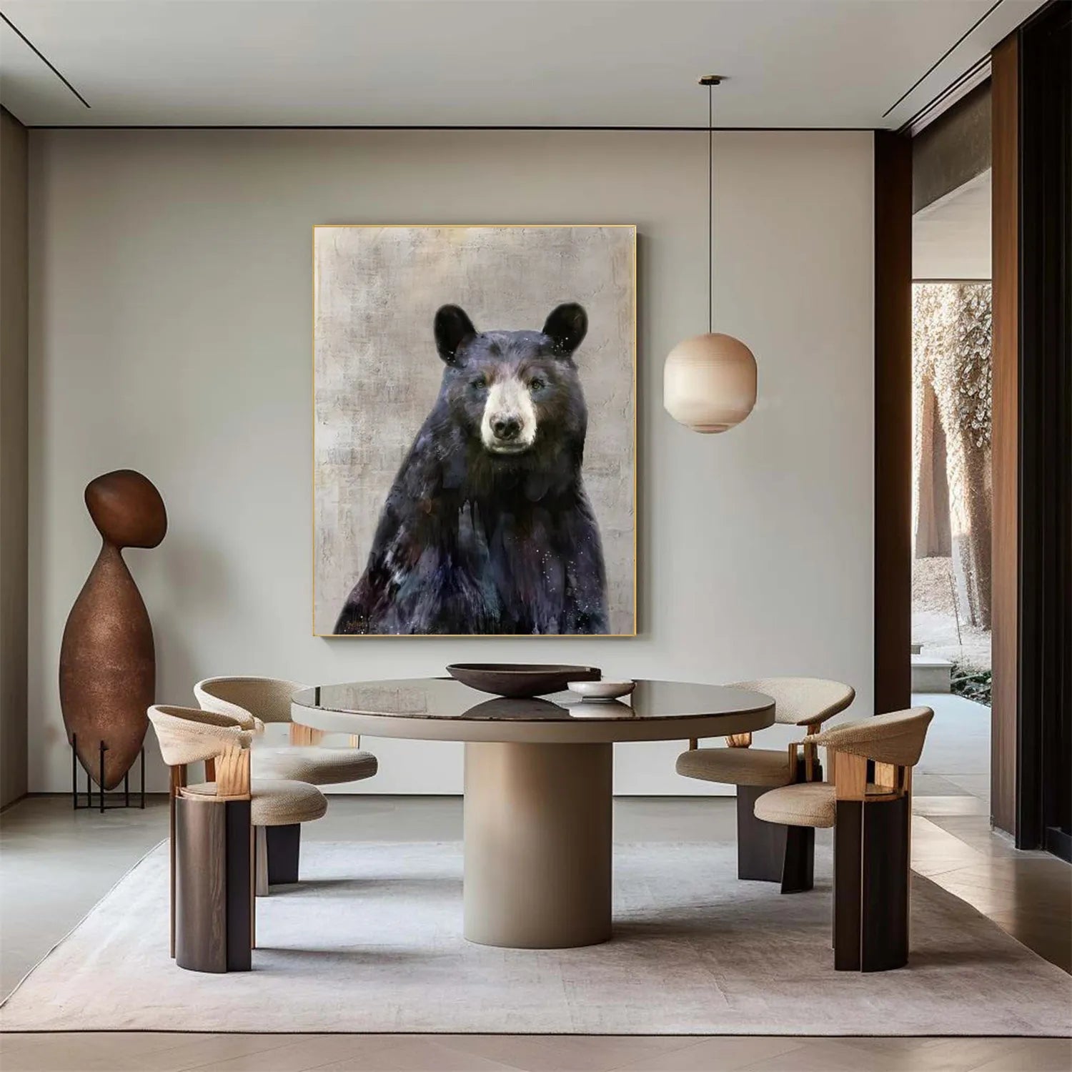 Animal Art Painting #AP073 - Handmade Wildlife Canvas Art for Home & Office Decor | Perfect for Living Room, Bedroom, or Gift