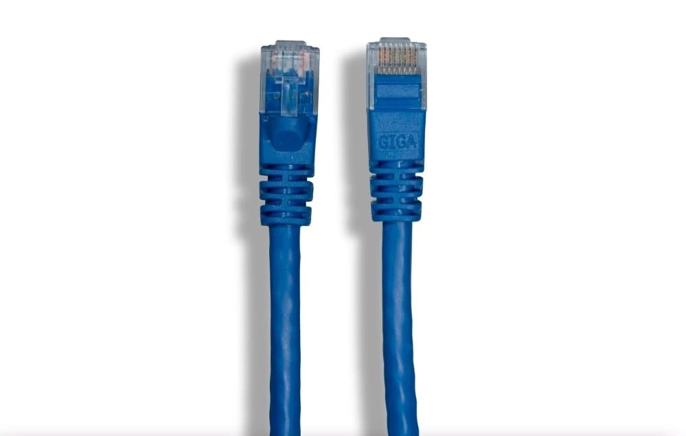 Cat 6 Ethernet Cable 50ft Blue - High Speed Unshielded Network Cable for Gaming, Streaming & Home Office - Faster Than Cat5e, Compatible with Router, Modem, PC, Laptop - Durable & Flexible for Indoor Use