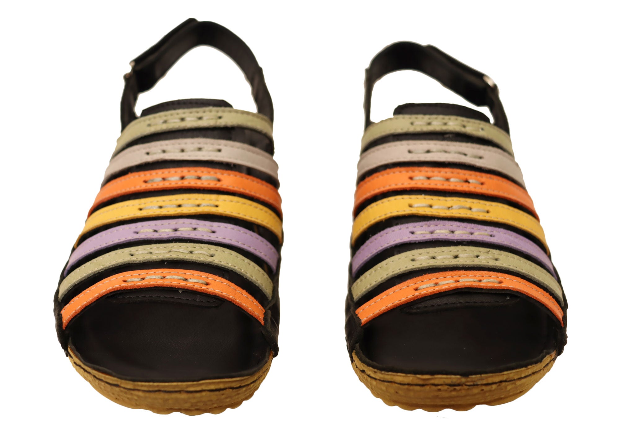 Orizonte Lipari Women's Comfortable Leather Sandals - European Style for Summer Walking, Travel & Beach Vacations