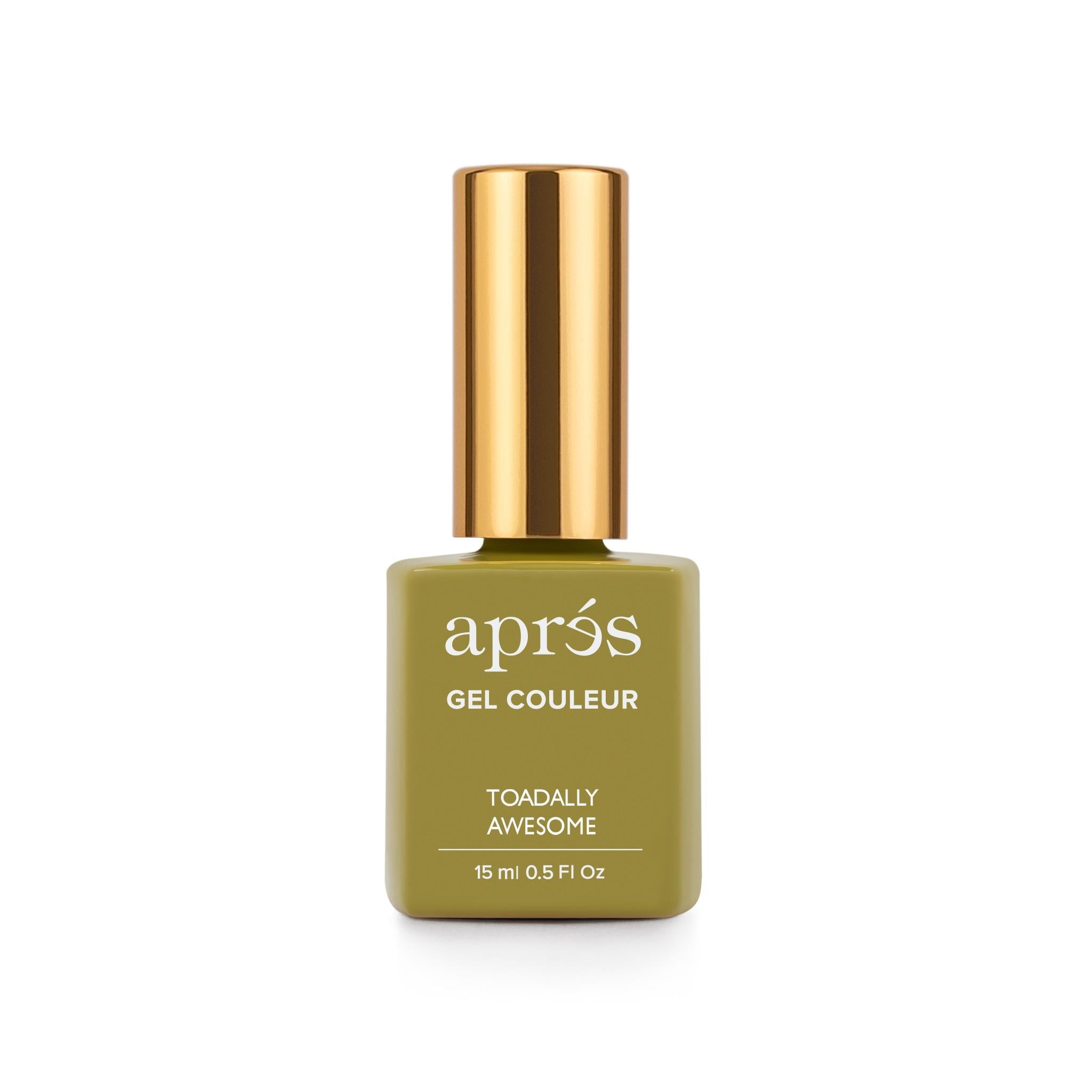 Apres Gel Polish - Toadally Awesome Nail Lacquer - Long Lasting UV LED Gel Nail Polish for Manicure & Pedicure - Perfect for Salons, Home Use & Special Occasions
