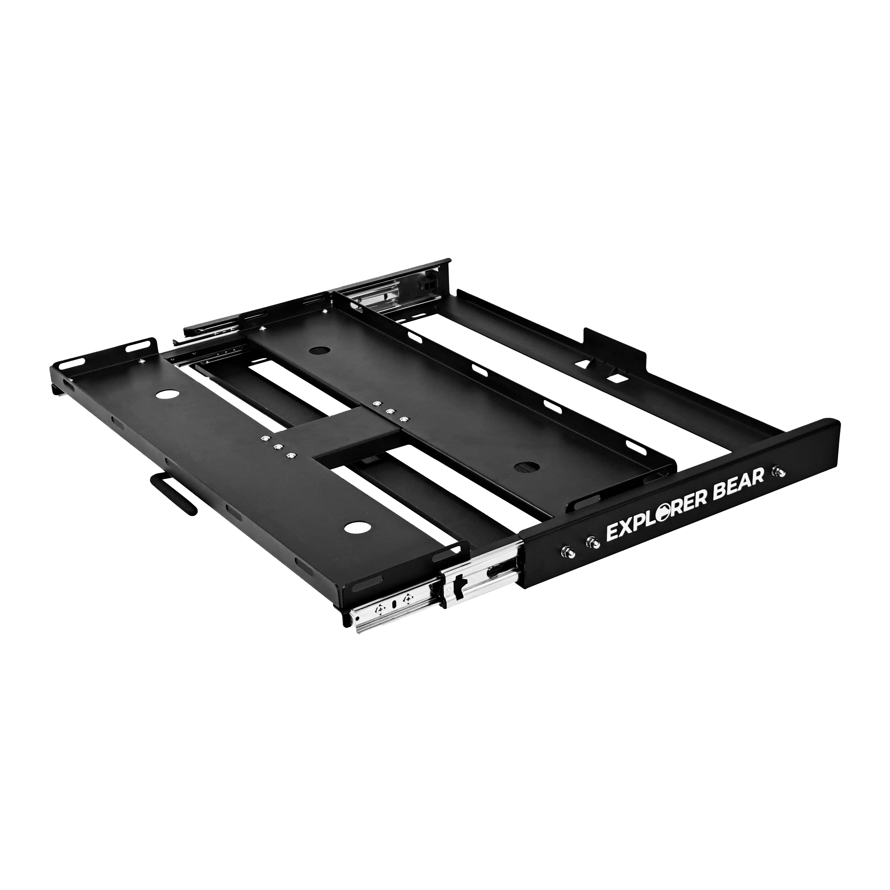 Explorer Bear Horizontal Slide Fridge Organizer for 30L 50L Refrigerators - Perfect for Camping, RV, and Outdoor Adventures