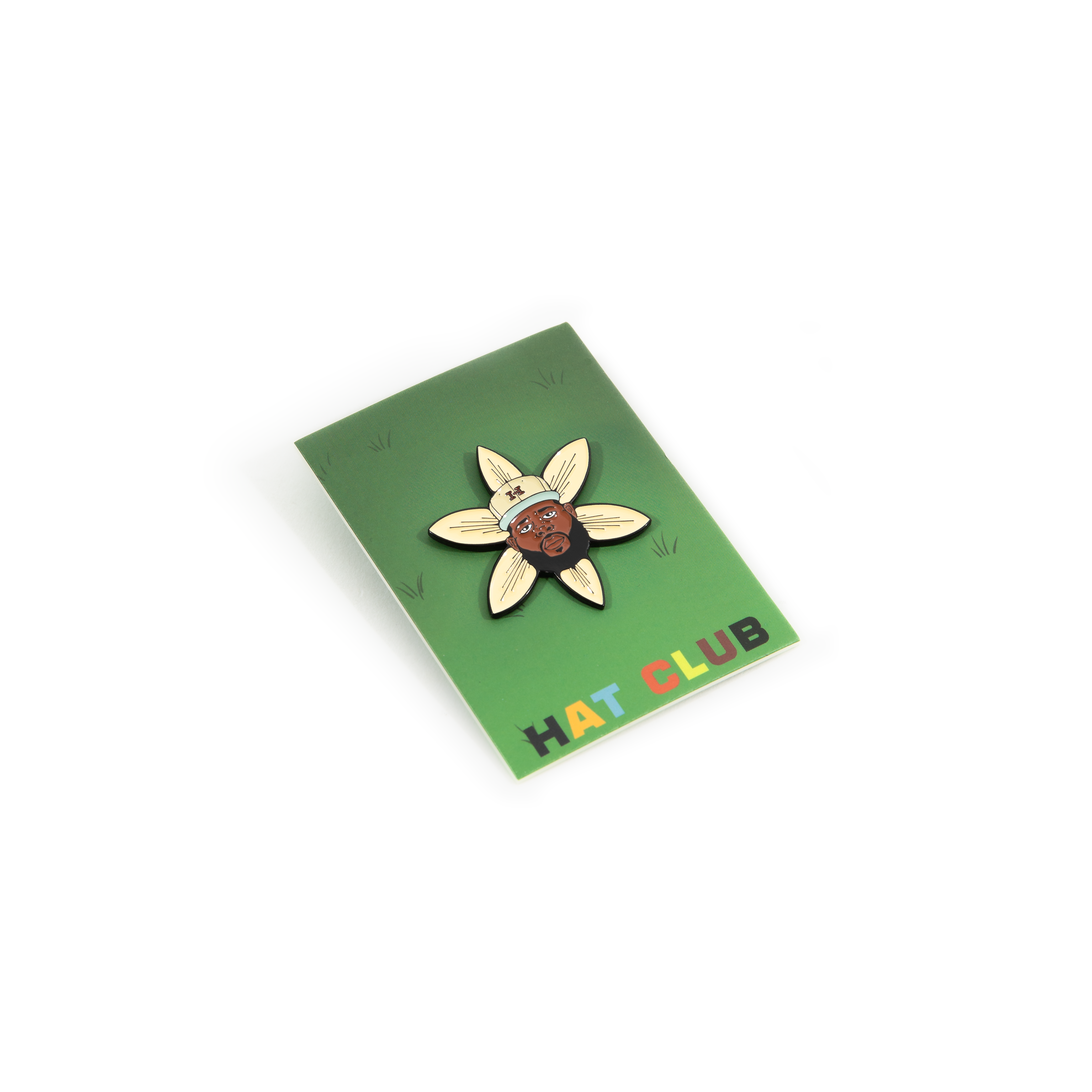 Jae Tips Forever Pin - Tan & Light Blue Enamel Lapel Pin - Perfect for Jackets, Bags & Accessories