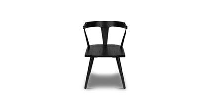 Enzo Dining Chair - Modern Wooden Dining Room Chair with Upholstered Seat - Perfect for Kitchen, Dining Room, and Home Office
