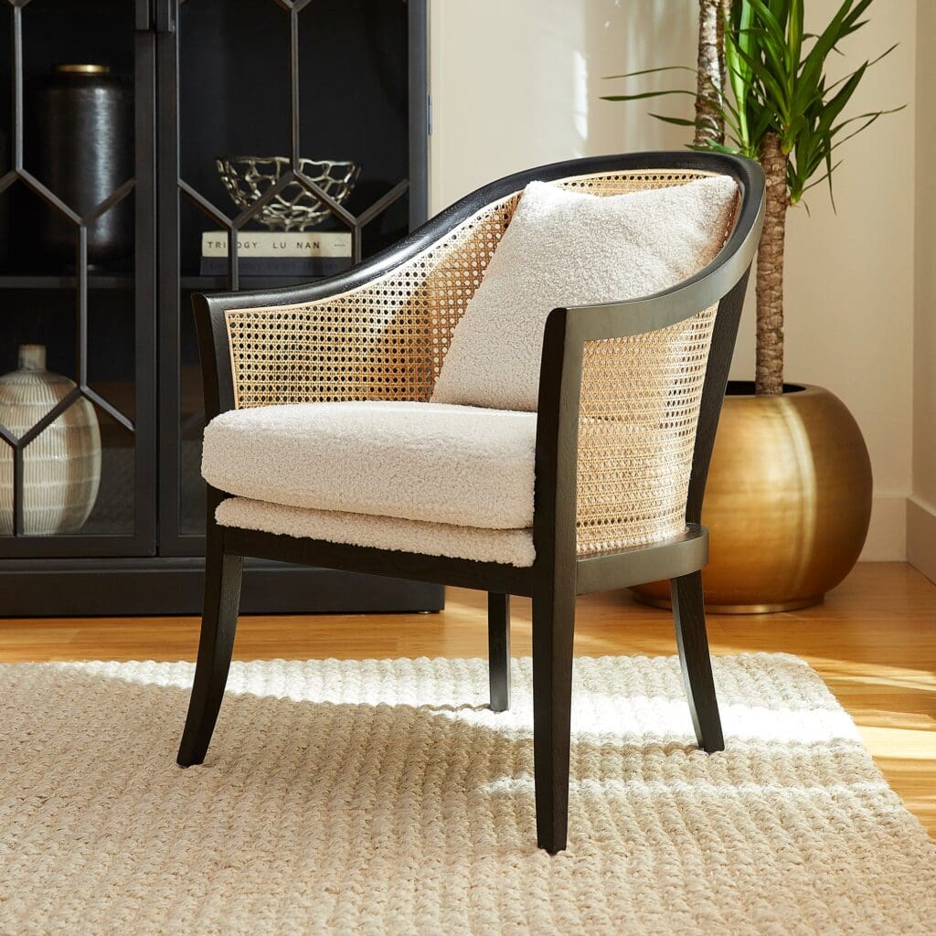 Cyan Design 11499 Relatore Chair - White Upholstered Dining Chair for Modern Home & Restaurant Decor | Perfect for Dining Room, Kitchen, or Cafe Setting