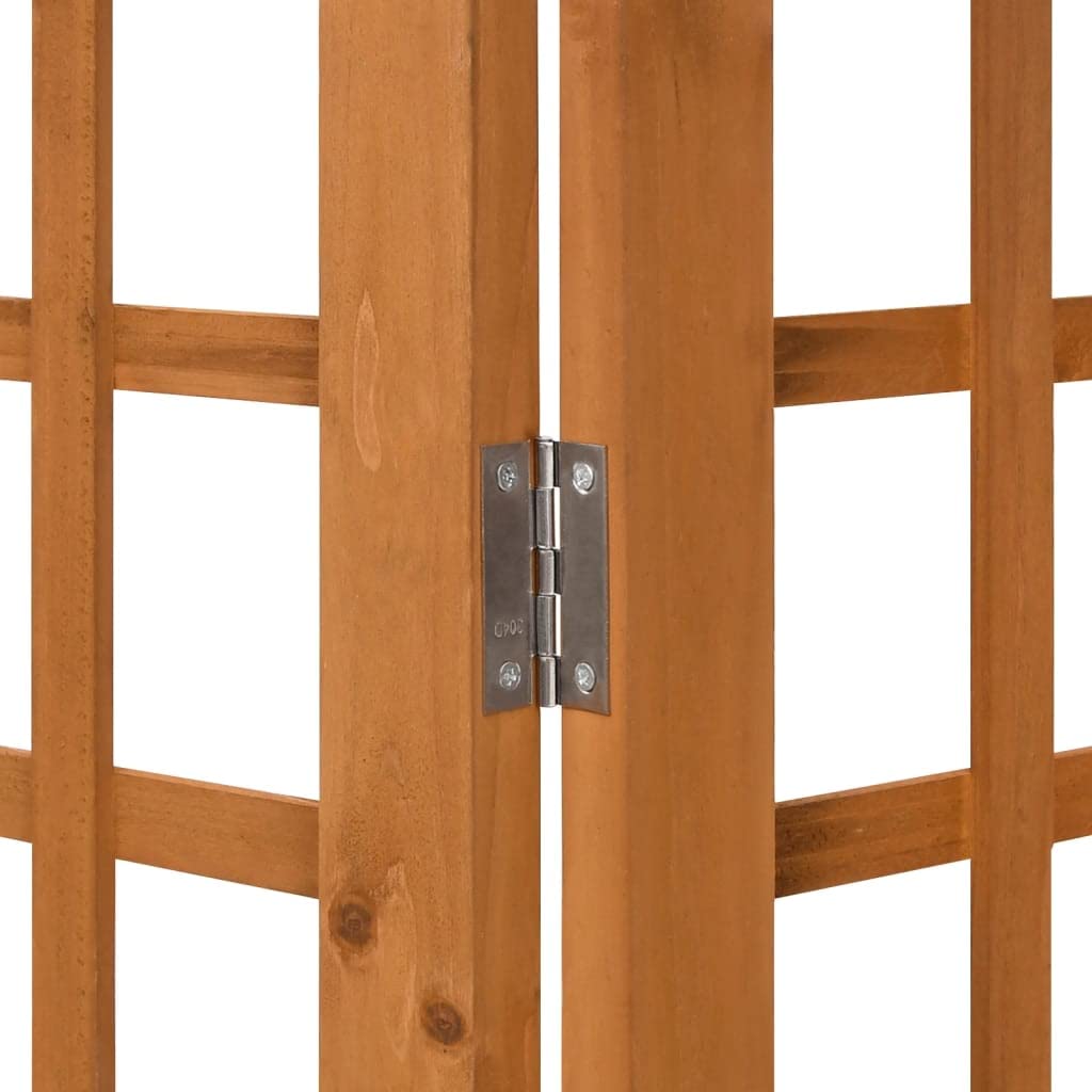 3-Panel Folding Room Divider - Solid Fir Wood Privacy Screen for Indoor & Outdoor Use (47.6