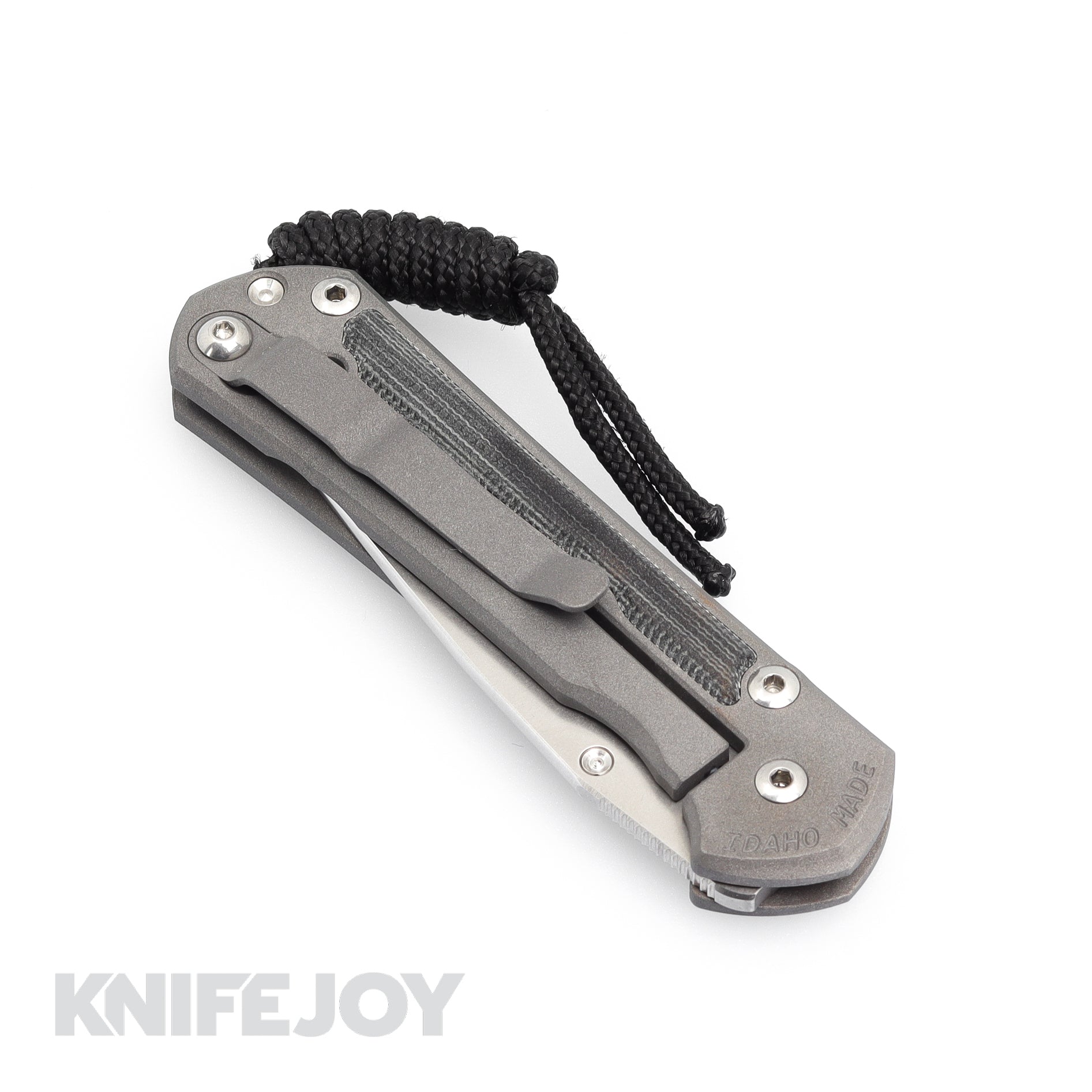 Chris Reeve Small Sebenza 31 Folding Knife - Polished MagnaCut Drop Point Blade, Black Canvas Micarta Inlay | EDC Pocket Knife for Outdoor, Camping & Everyday Carry
