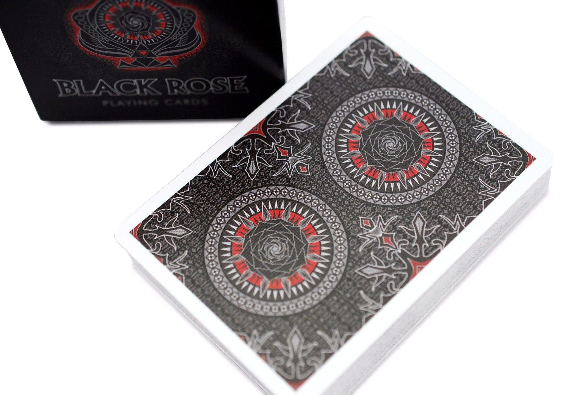 Bicycle® Black Rose Playing Cards - Premium Quality Poker Cards for Magic Tricks, Cardistry & Game Nights | Perfect for Professional Magicians & Card Enthusiasts