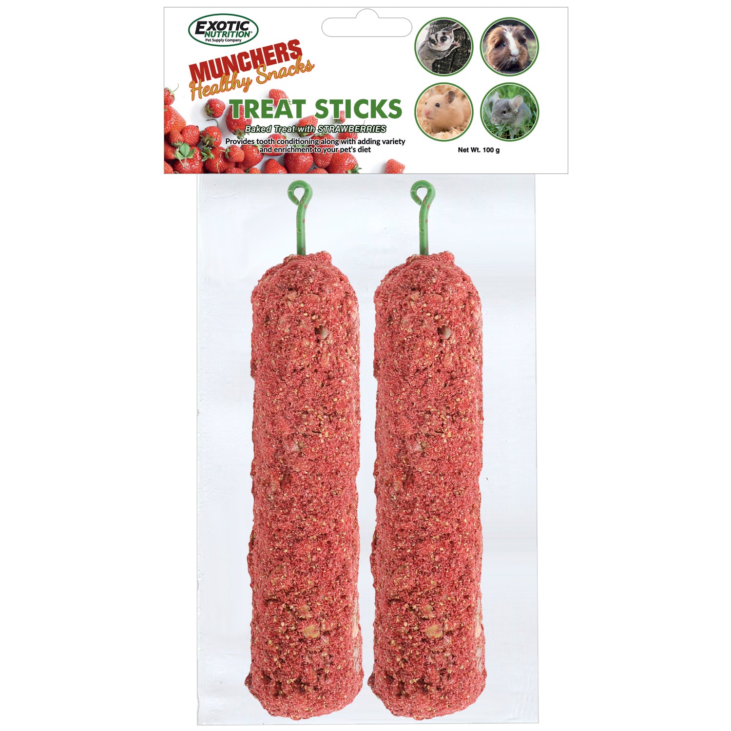 Delicious Strawberry Treat Sticks - Sweet Snack for Kids & Adults - Perfect for Parties, School Lunches & On-the-Go Snacking