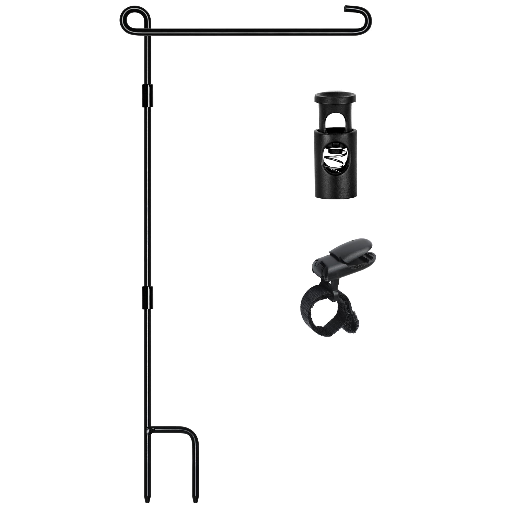 Premium Garden Flag Stands & Holders - Heavy Duty Yard Flag Pole for 12.5
