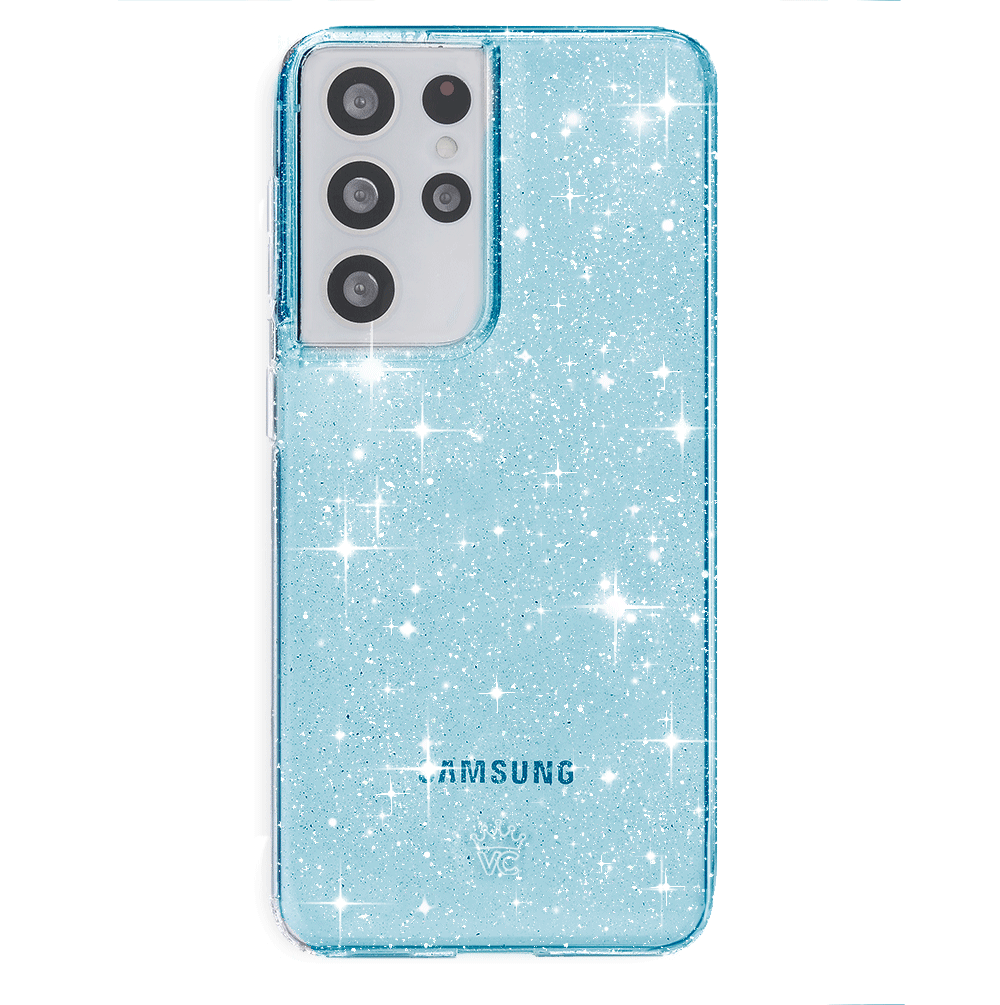 Samsung Galaxy Phone Case with Blue Stardust Design - Durable Protective Cover for Everyday Use, Travel & Outdoor Activities