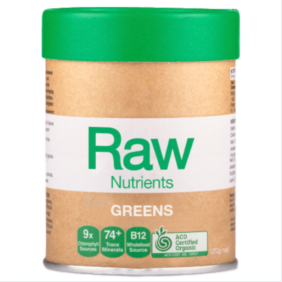 Amazonia Raw Organic Superfood Greens Powder - Vegan, Gluten-Free, Nutrient-Rich Supplement for Detox & Energy Boost | Perfect for Smoothies, Juices & Daily Wellness Routine