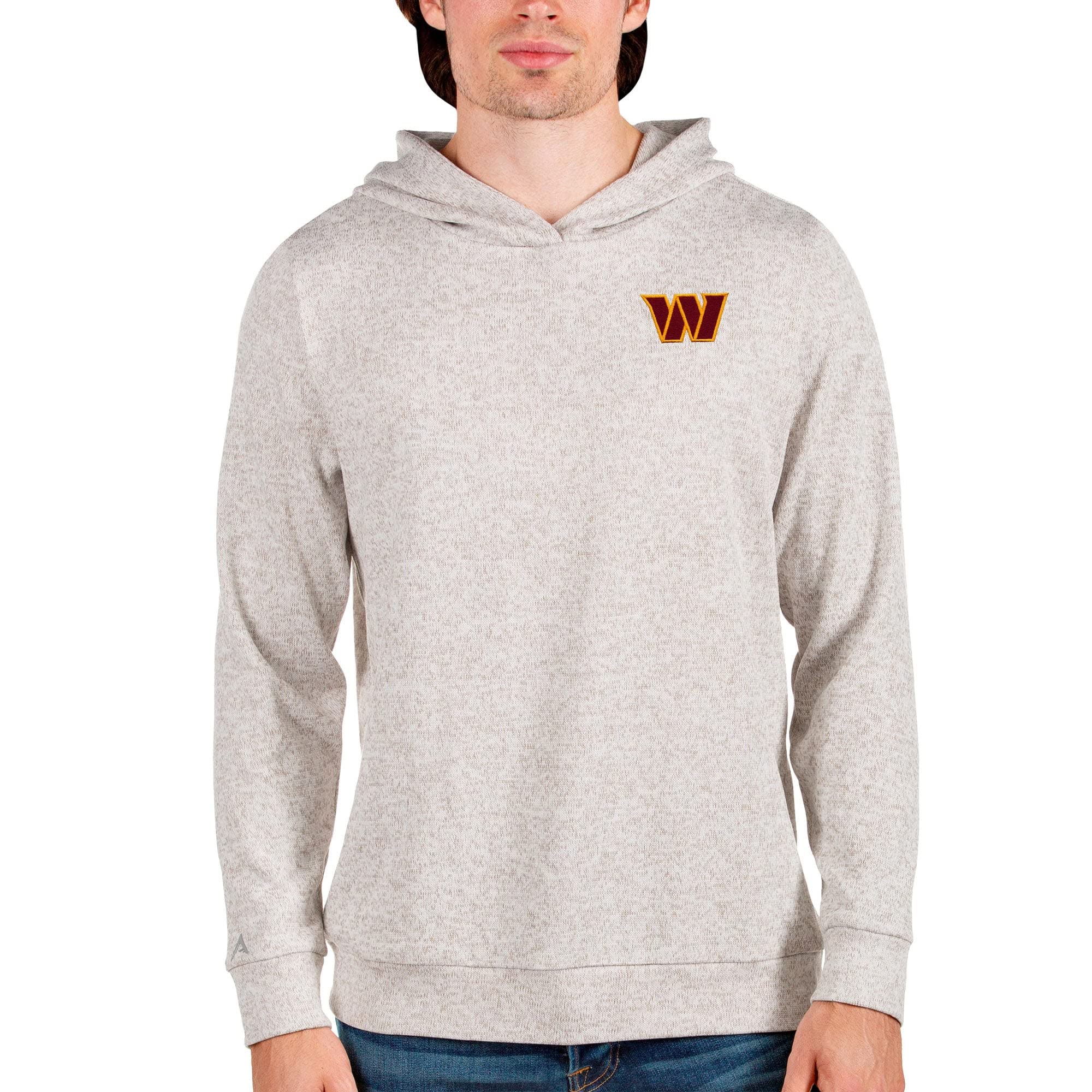 Antigua Men's NFL Absolute Pullover Hoodie - Officially Licensed NFL Team Hooded Sweatshirt for Football Fans - Perfect for Game Day, Tailgating & Casual Wear