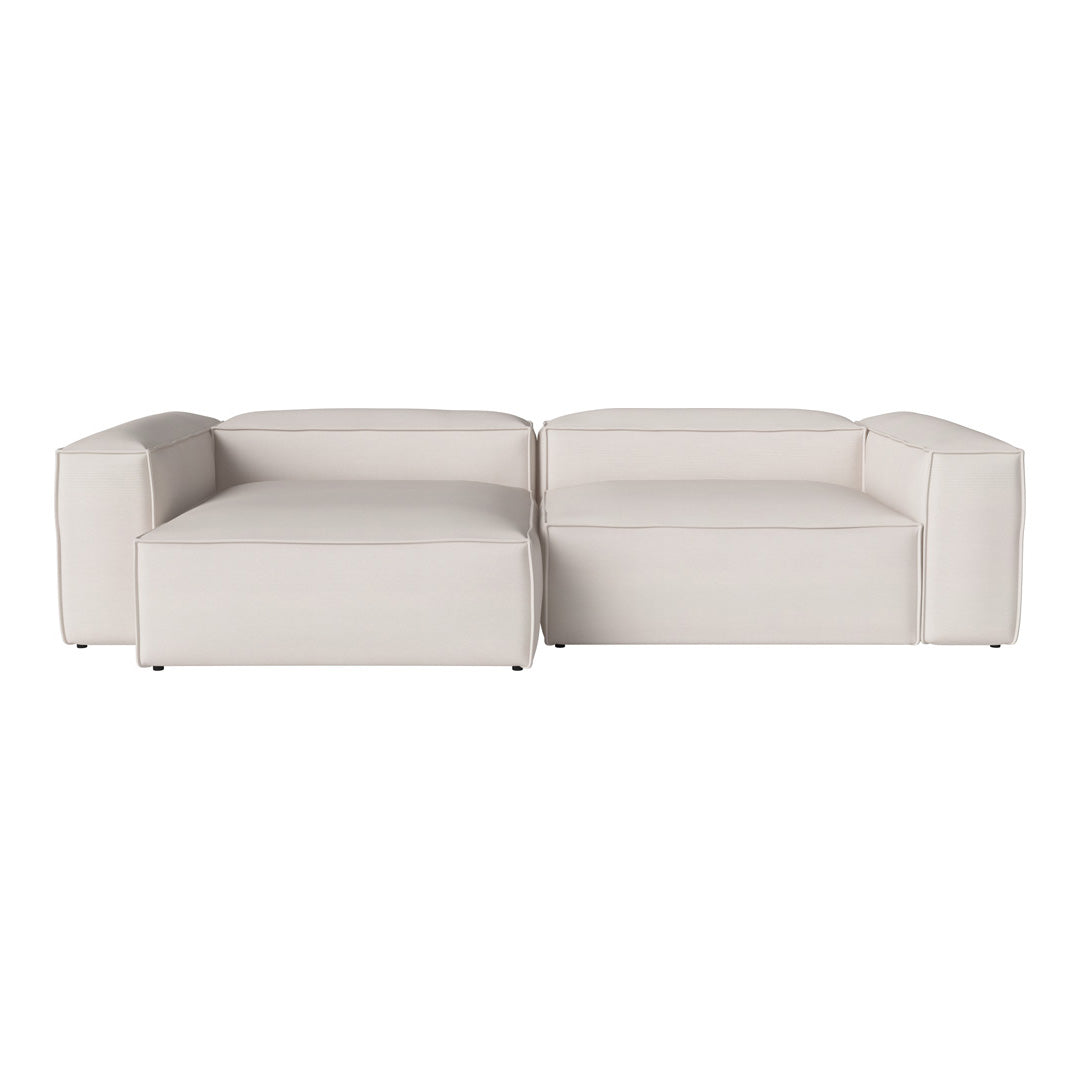 Cosima 2-Seater Sofa with Chaise Lounge - Modern Living Room Furniture for Small Spaces | Perfect for Apartments, Condos & Cozy Home Decor