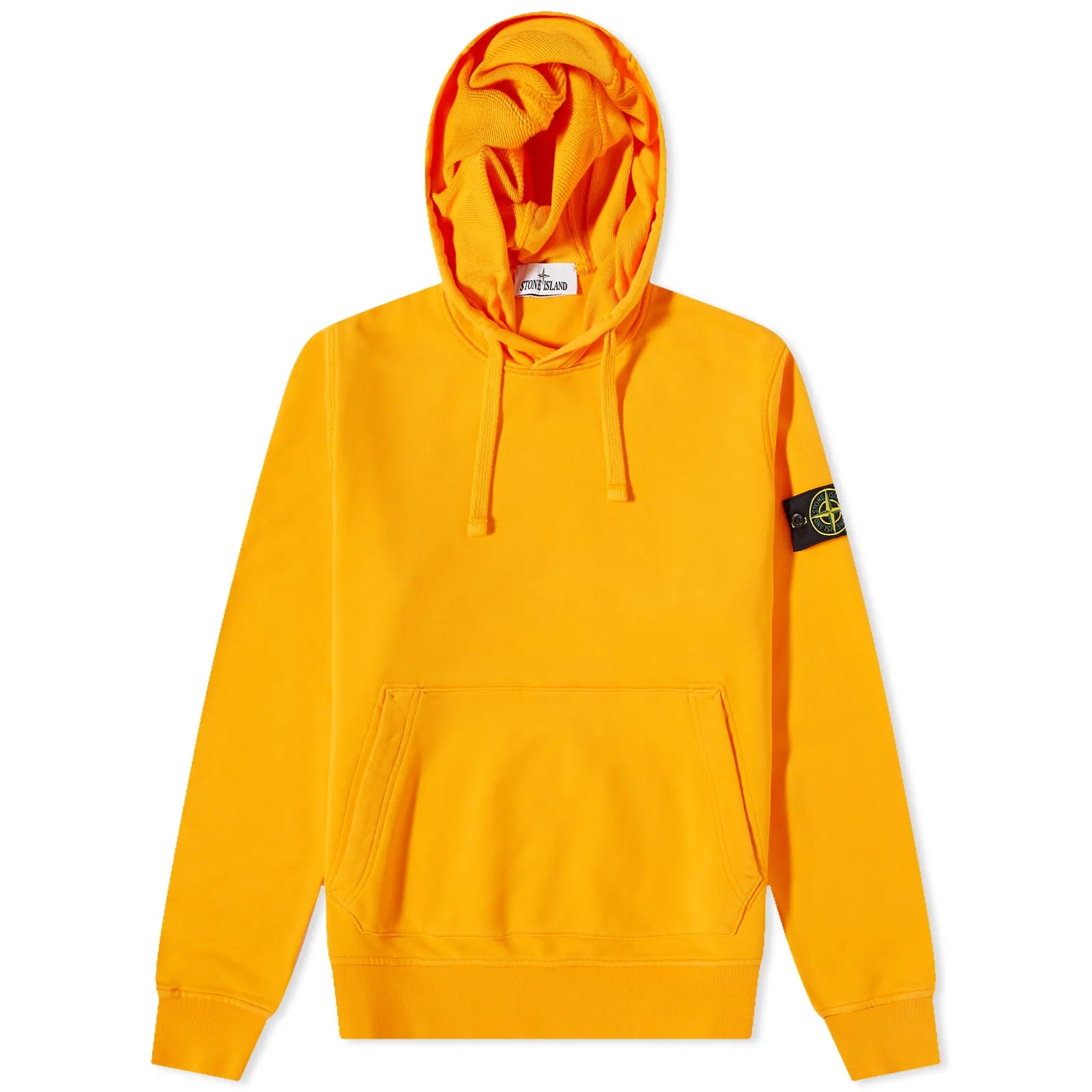 Stone Island Classic Orange Hoodie - Men's Premium Cotton Pullover for Casual & Streetwear | Perfect for Outdoor Activities & Urban Fashion
