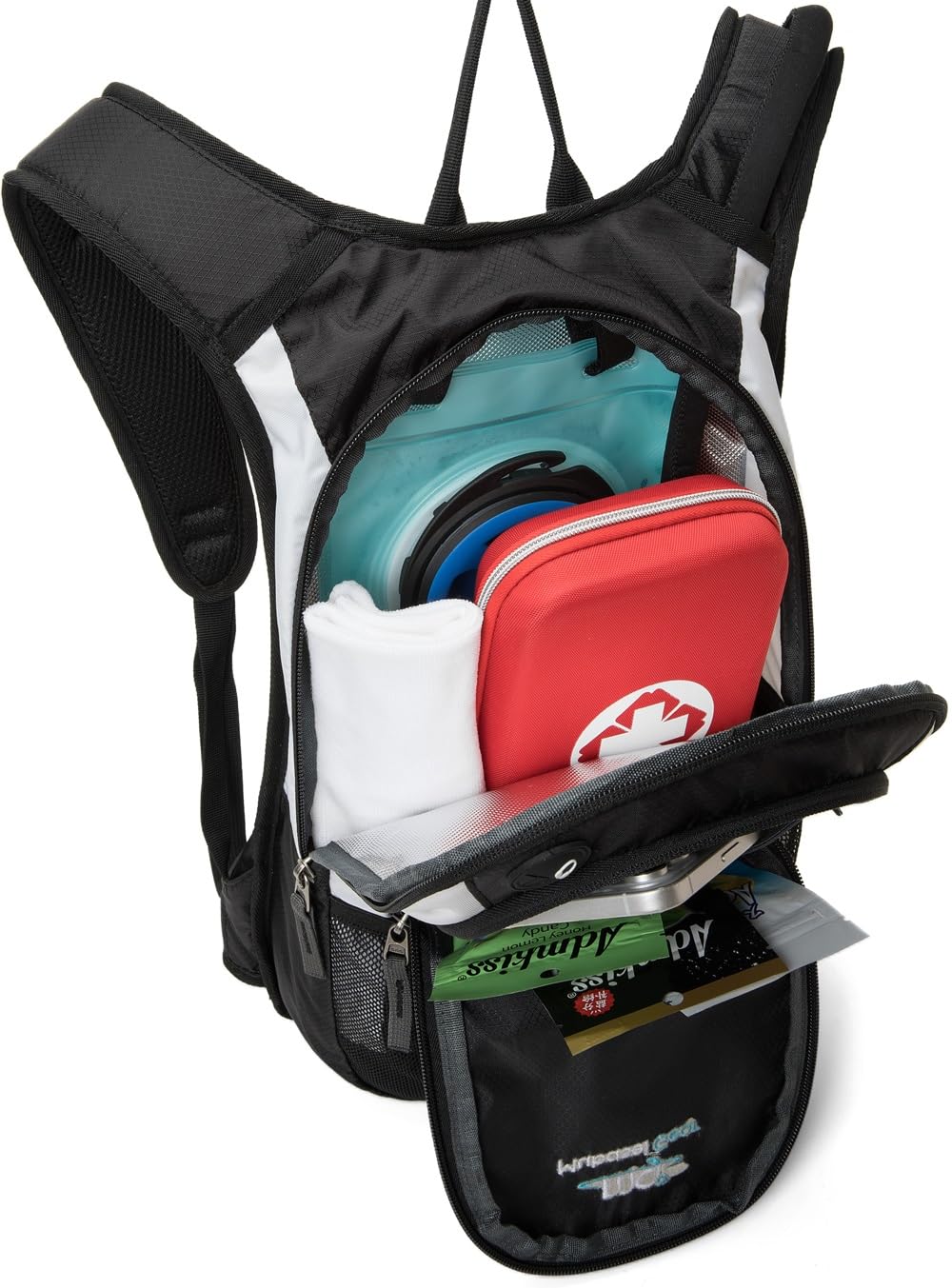 15L Lightweight Insulated Hydration Backpack with 2L Water Bladder - Perfect for Hiking, Running, Camping & Biking - Durable Daypack for Women & Men Outdoor Adventures