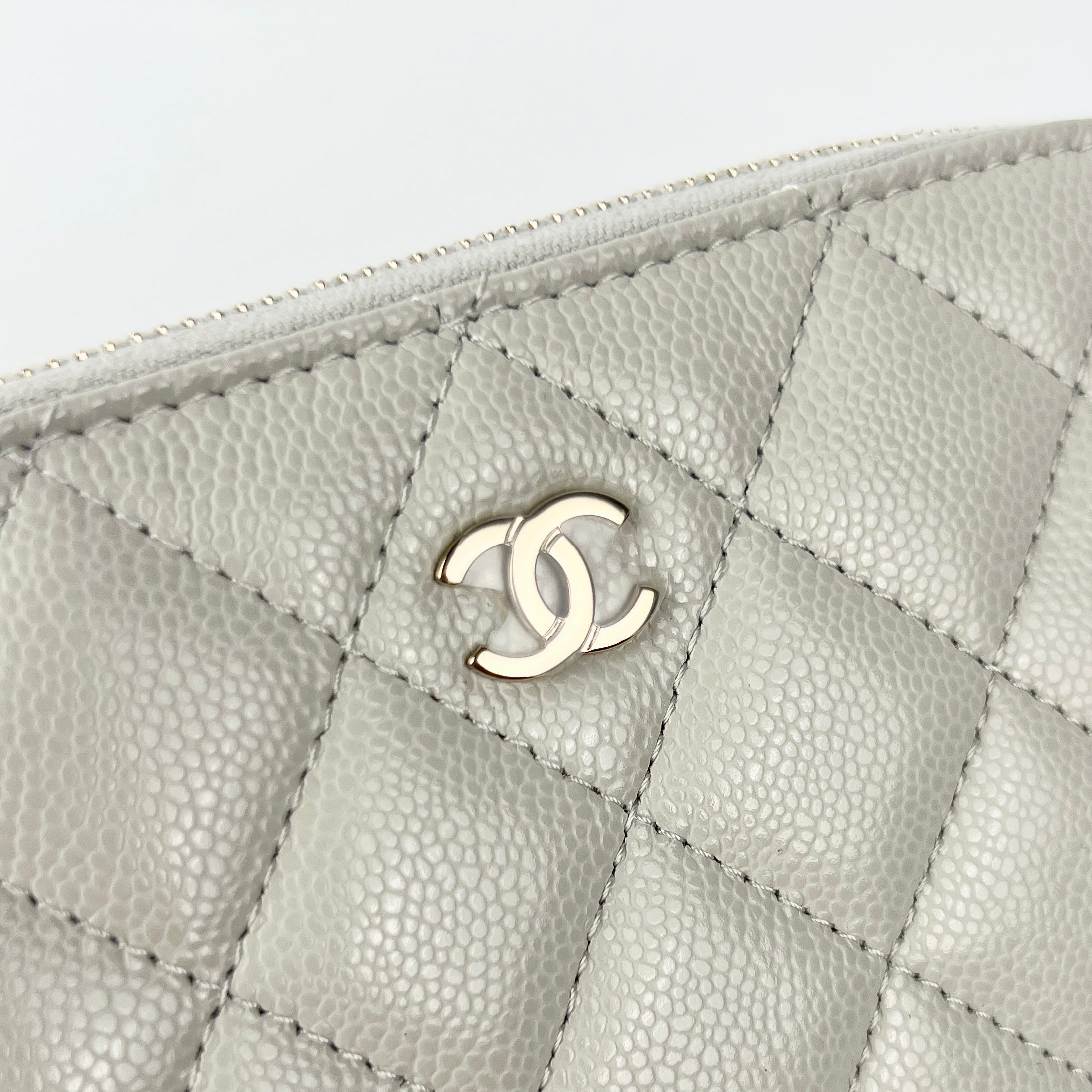 Chanel Caviar Quilted Mini Square Crossbody Bag in Grey - Authentic 2024 Collection with Microchip - Perfect for Evening Out & Daily Luxury Accessory