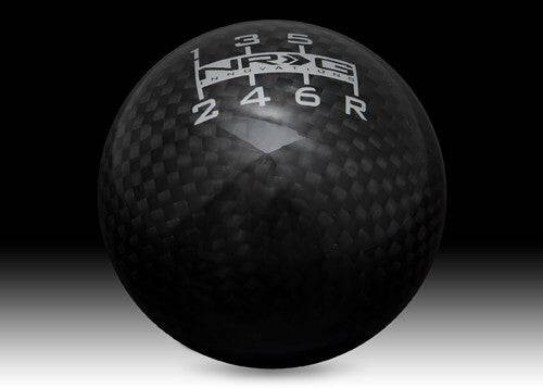 NRG Carbon Fiber Heavy Weight Shift Knob Ball - 480g Universal Fit for Cars & Racing - Perfect for Performance Upgrades & Custom Interior Styling