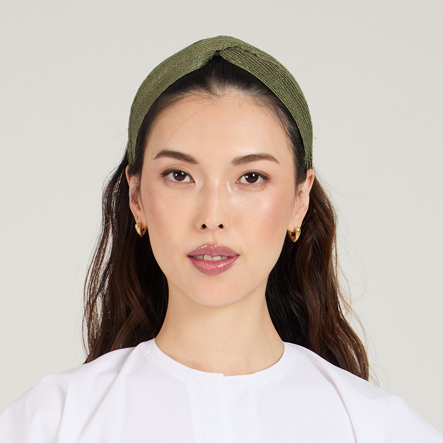 Rosanna Turban Headband for Women - Soft Stretchy Hair Wrap Headband - Perfect for Yoga, Gym, and Everyday Wear