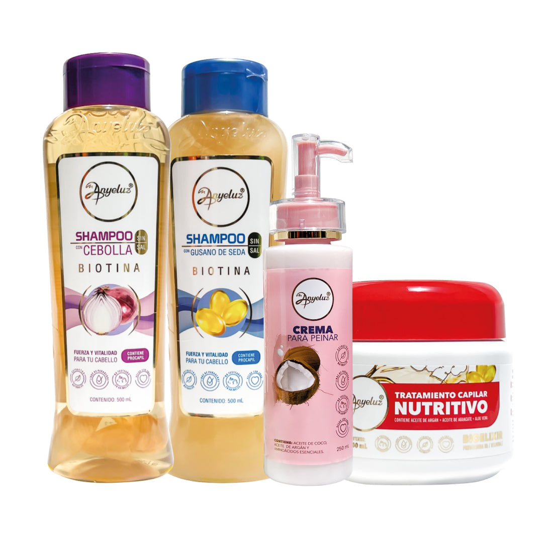 Best Hair Growth Kit for Dry Hair & Hair Loss - Natural Treatment for Thicker, Healthier Hair - Perfect for Daily Use at Home or Salon