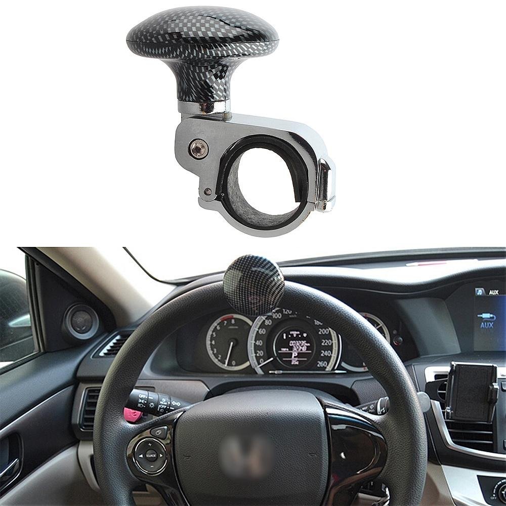 Universal Car Suicide Spinner Knob - Metal & ABS Steering Wheel Booster for Easy Parking