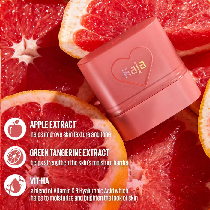 Kaja Dewy Bar Lip & Cheek Balm - Natural Blush & Tint for Lips & Cheeks | Vegan, Cruelty-Free Makeup | Perfect for Everyday Glow & On-The-Go Touch Ups