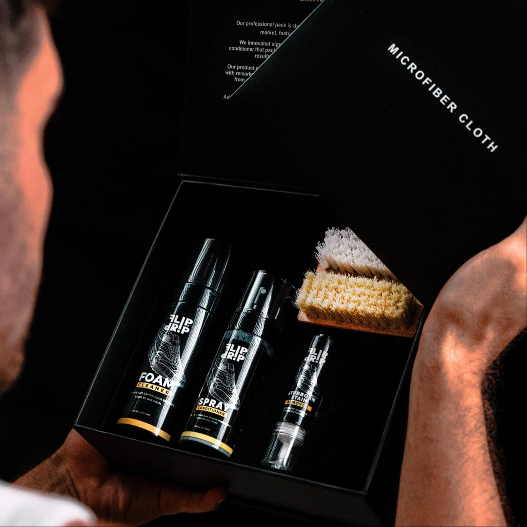 Premium Shoe Cleaner Kit - Professional High-Quality Sneaker Cleaning Set for All Shoe Types | Includes 6 Unique Tools | Perfect for Sneakerheads, Athletes & Shoe Care Enthusiasts