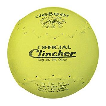DeBeer 16 Inch Softball - Official Size & Weight for Slow Pitch Games - Perfect for Recreational Leagues, Backyard Practice & Competitive Play