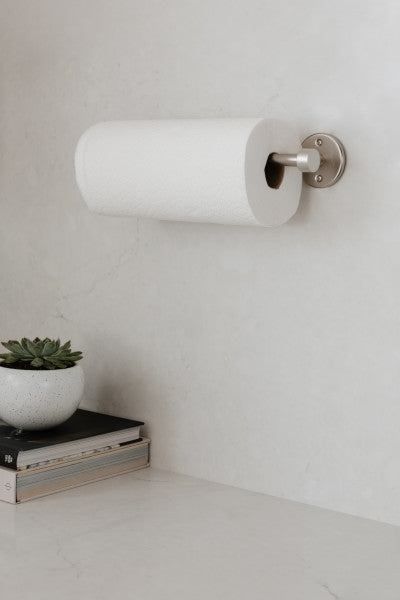 Stainless Steel Wall Mounted Paper Towel Holder - Rustproof Kitchen & Bathroom Organizer for Easy Access | Perfect for Home, Office, Restaurant Use