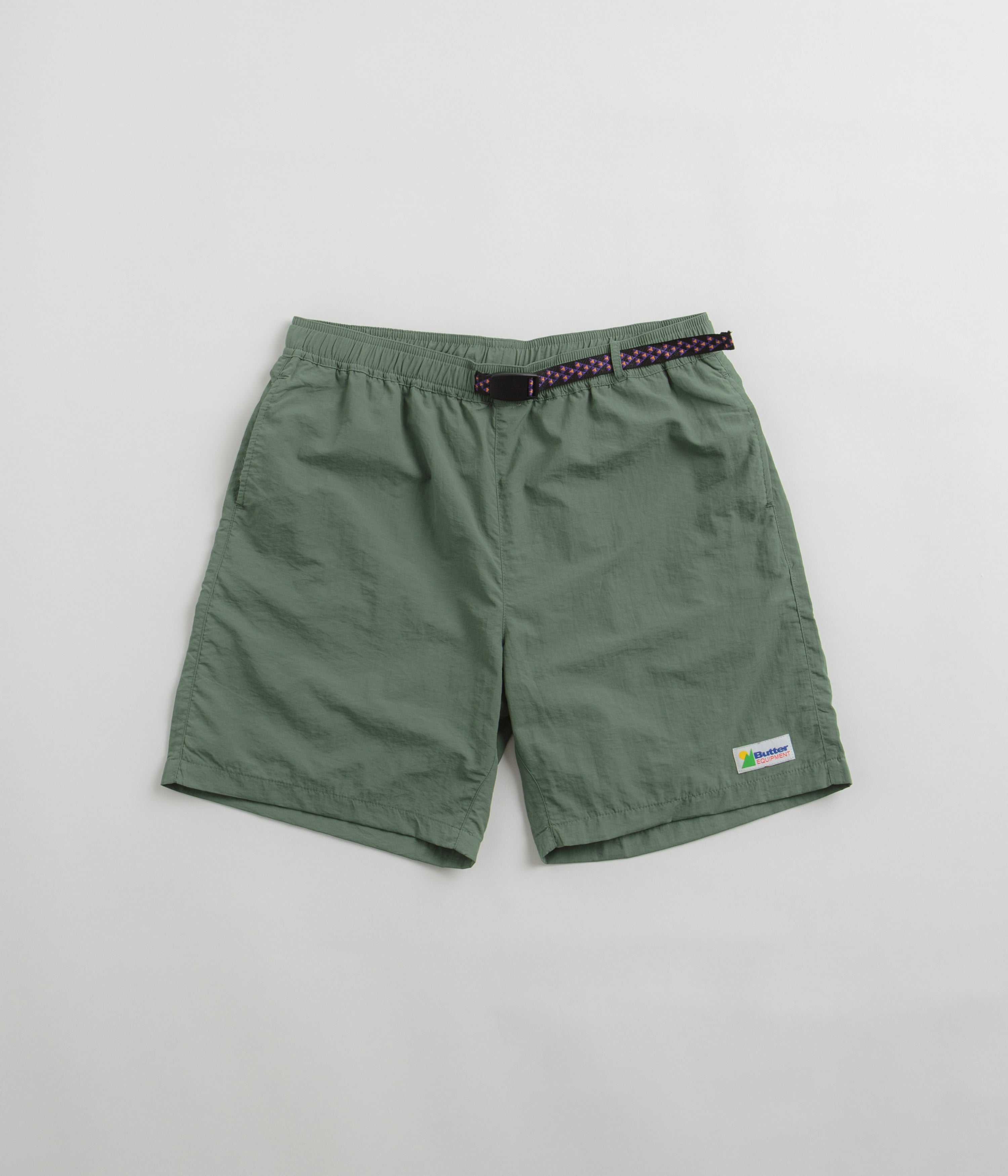 Butter Goods Equipment Shorts - Men's Athletic Workout Shorts for Gym, Running & Outdoor Activities - Jungle Print Design