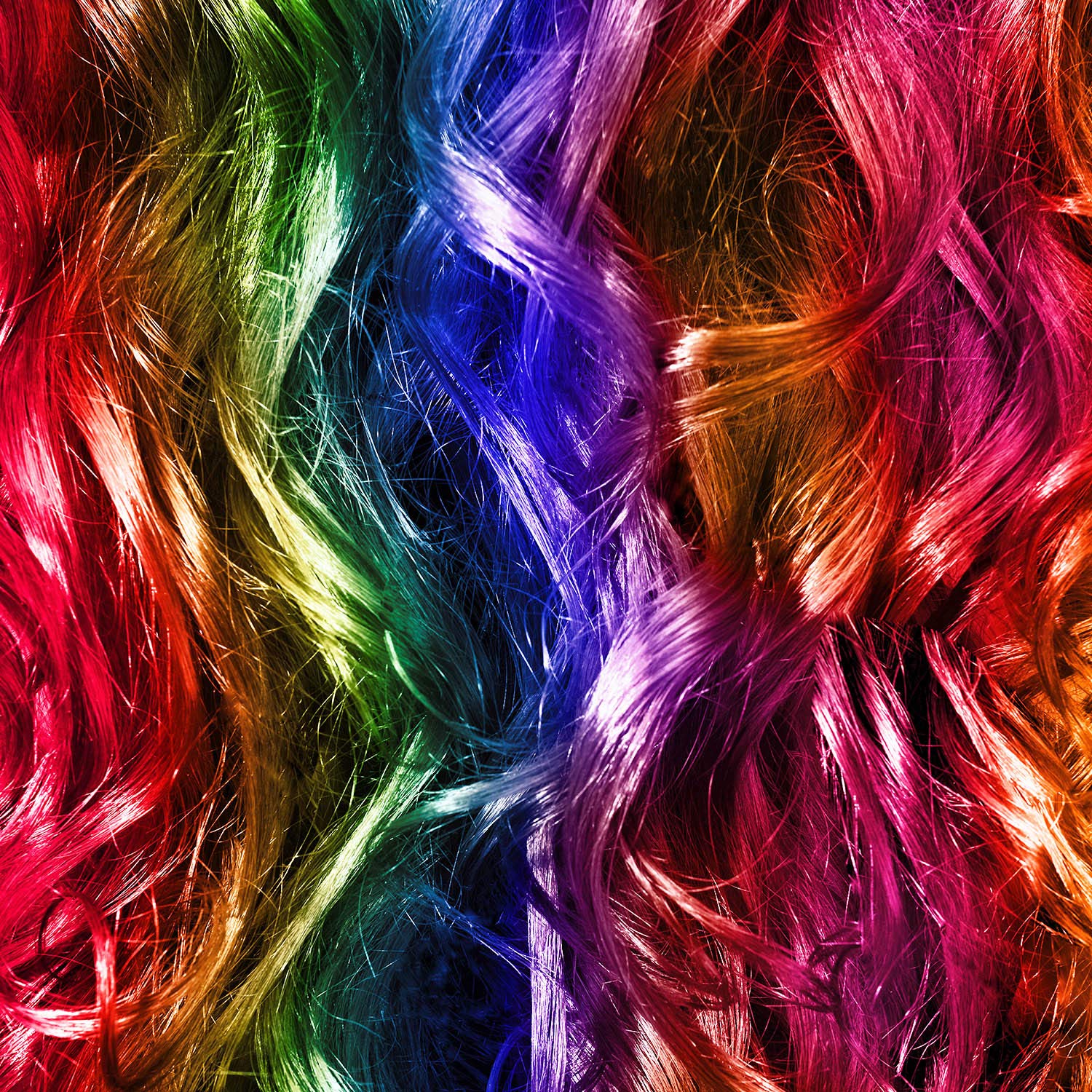 Blulu 24-Piece Clip-In Synthetic Hair Extensions - 20 Inch Curly Wavy Rainbow Hairpieces for Women (24 Colors) | Perfect for Parties, Cosplay & Festival Highlights