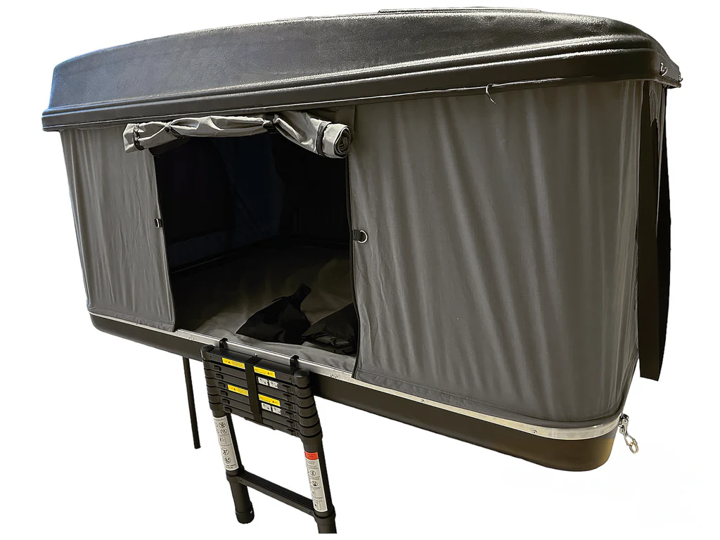 Ventura XL Fiberglass Hardshell Roof Top Tent - Lightweight Waterproof Camping Tent for SUV & Truck - Perfect for Overlanding, Road Trips & Outdoor Adventures