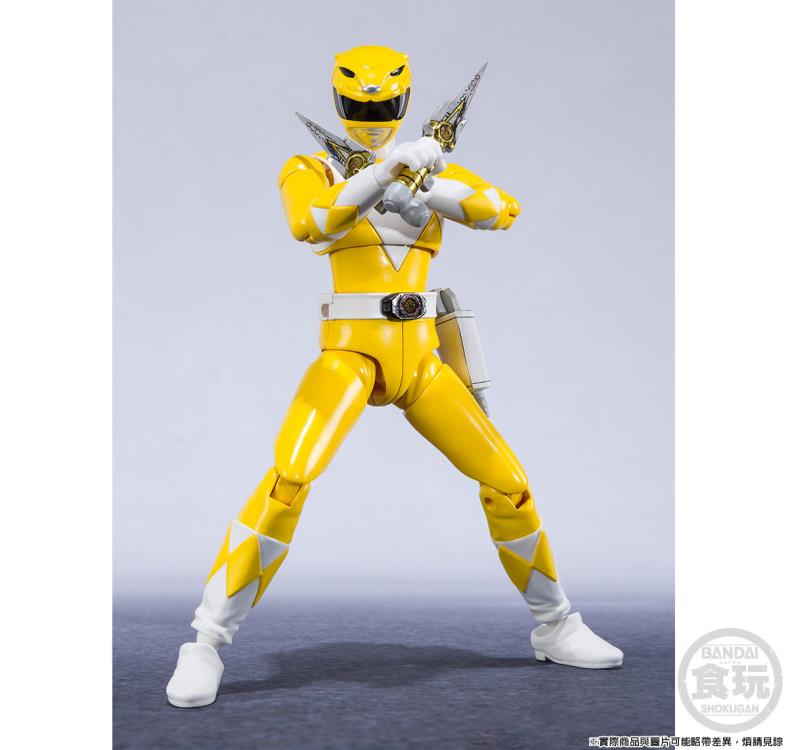 Bandai Super Kyoryu Sentai Zyuranger (Mighty Morphin Power Rangers) 6-Piece Action Figure Collector's Set - Perfect for Display, Play & Power Rangers Fans Collection