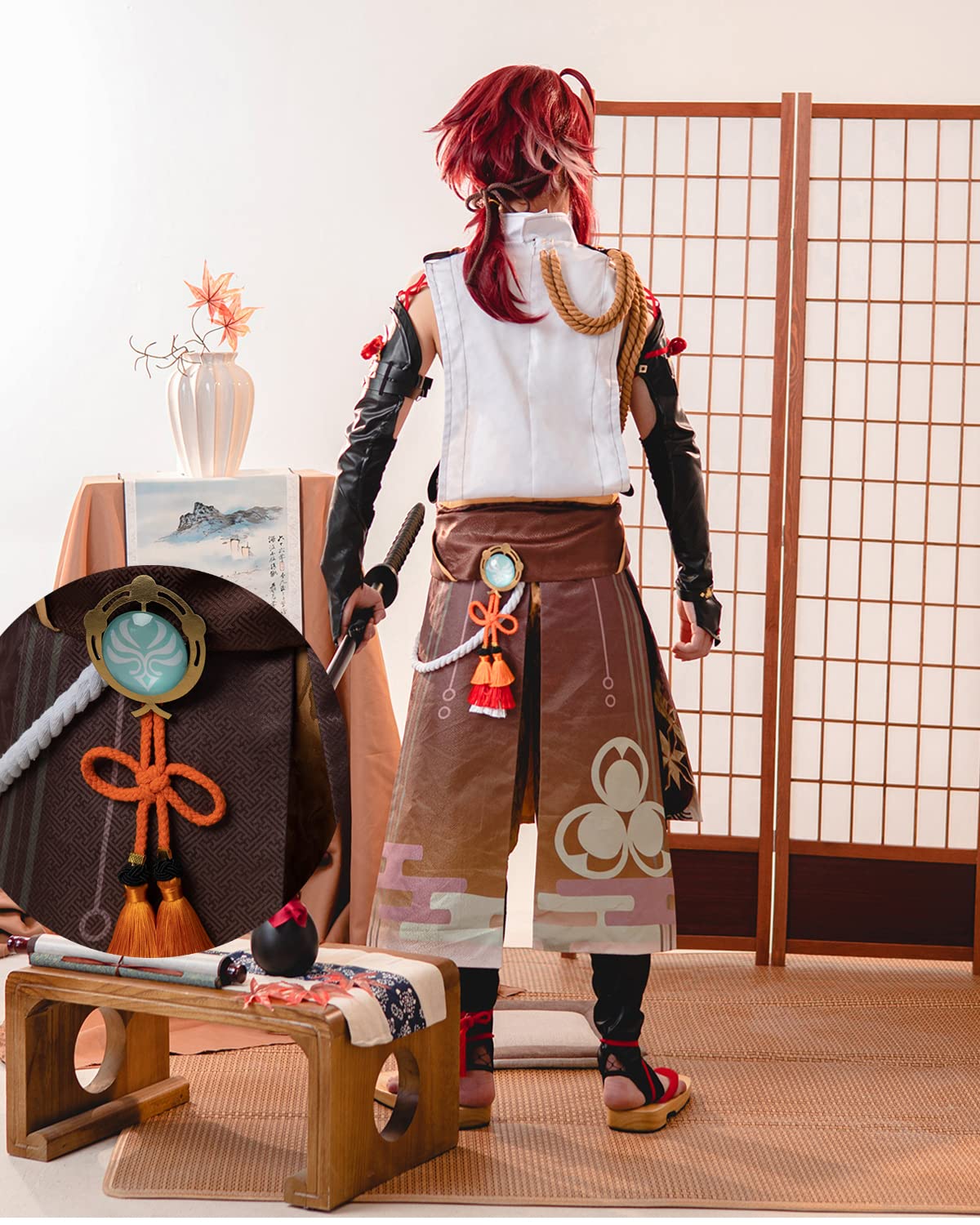 Shikanoin Heizou Cosplay Costume for Adults - Genshin Impact Anime Outfit for Men | Perfect for Conventions, Halloween & Cosplay Events