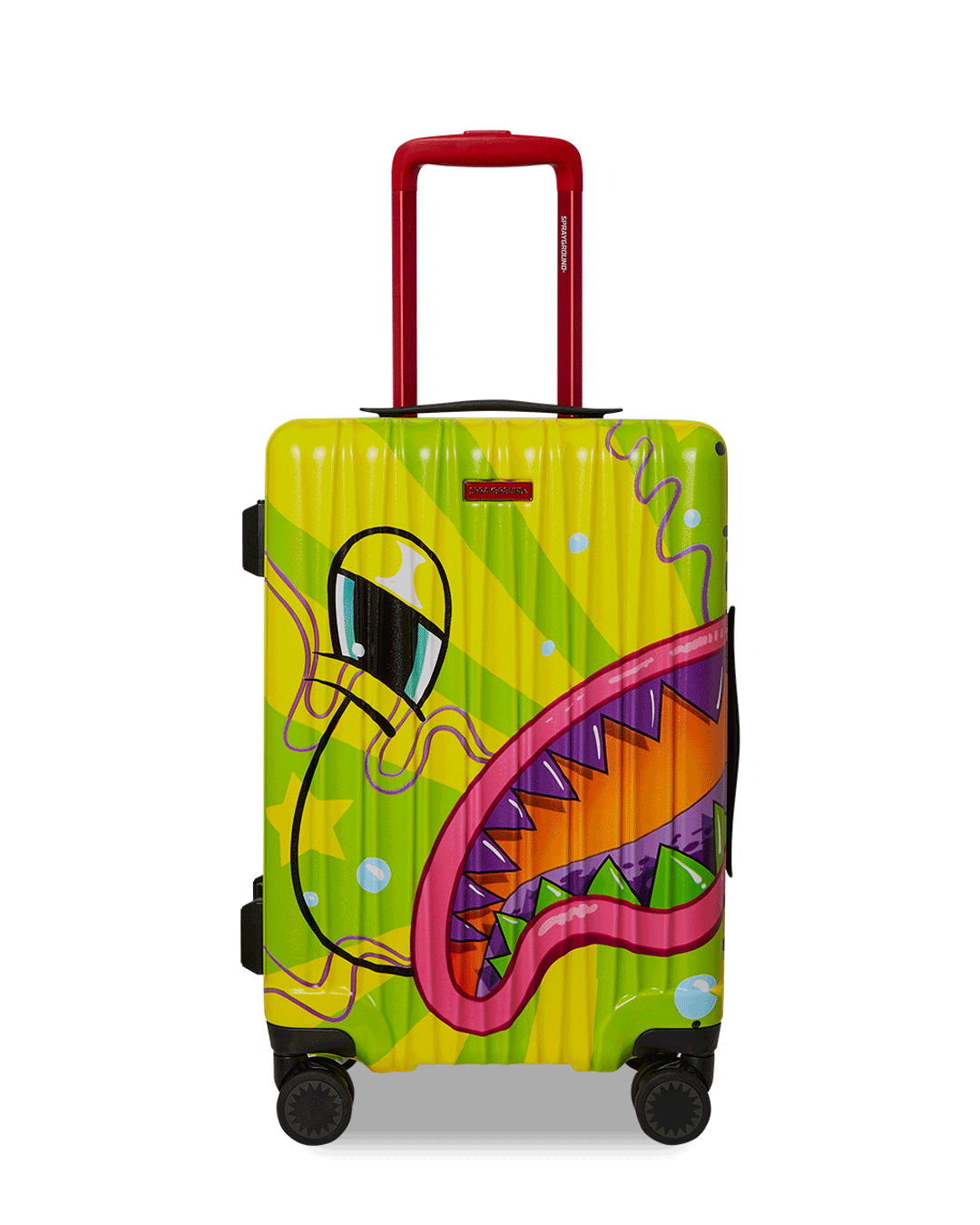 SLIME DIME SHARKNAUTICS Hardshell Carry-On Luggage - Lightweight Spinner Suitcase for Travel, Business Trips & Vacations