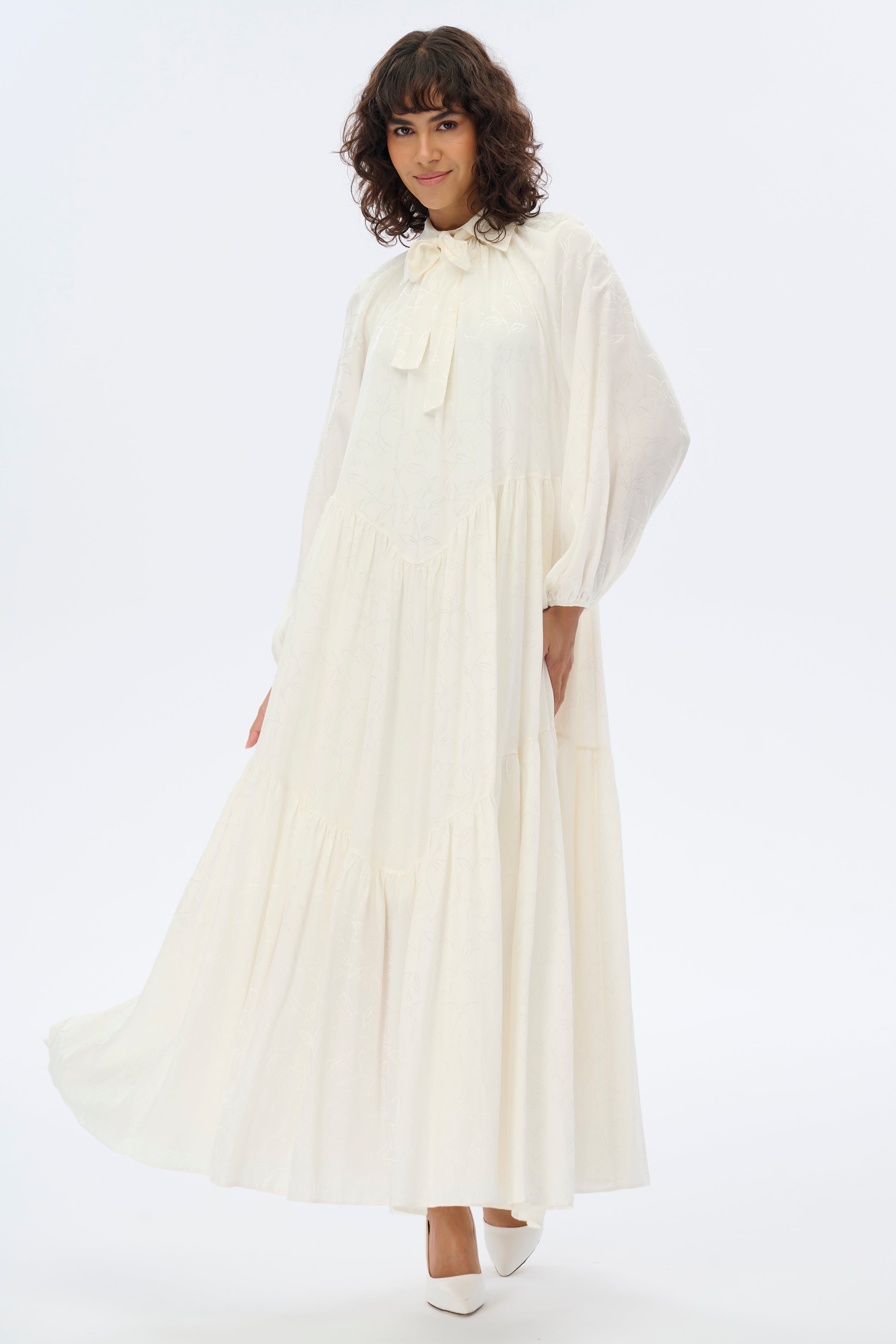 Oversized Baby Collar Dress for Women - Elegant & Comfortable Flowy Maxi Dress for Casual Wear, Date Night & Special Occasions